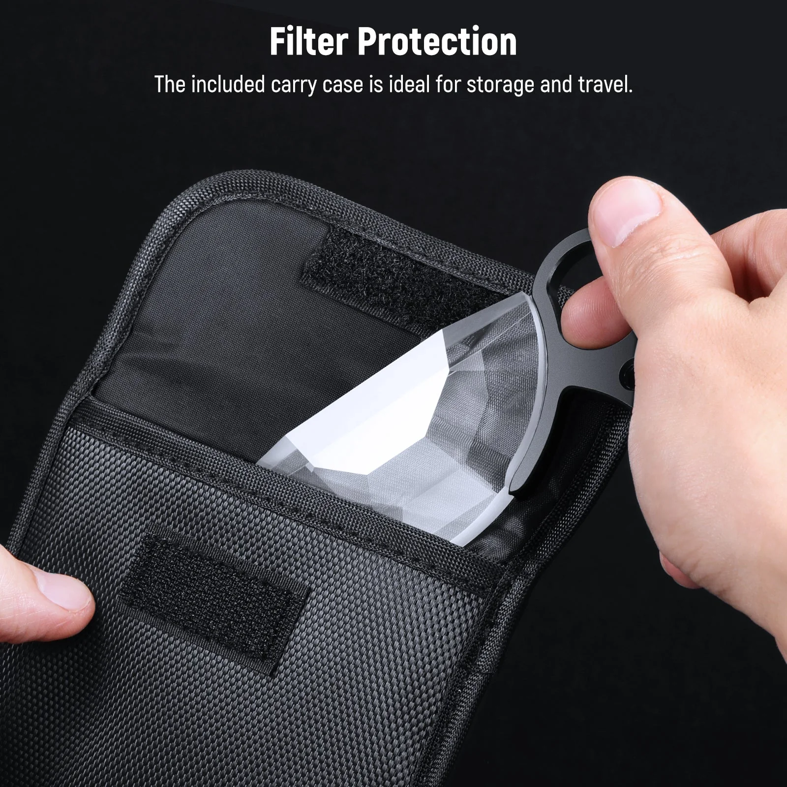 NEEWER 79mm Half Moon Kaleidoscope Prism Lens Filter - Image 6