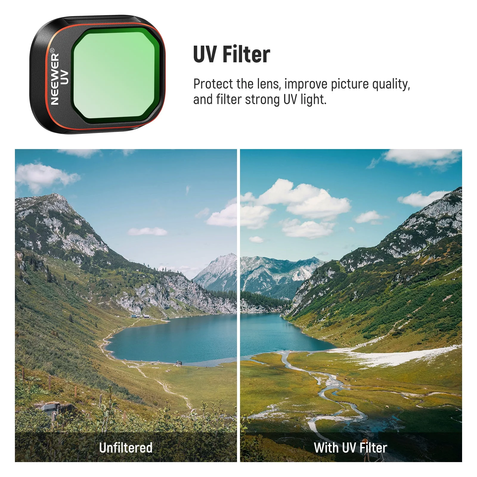 NEEWER 8 Pack ND Filters Set compatible with Mini 4 Pro - Image 5