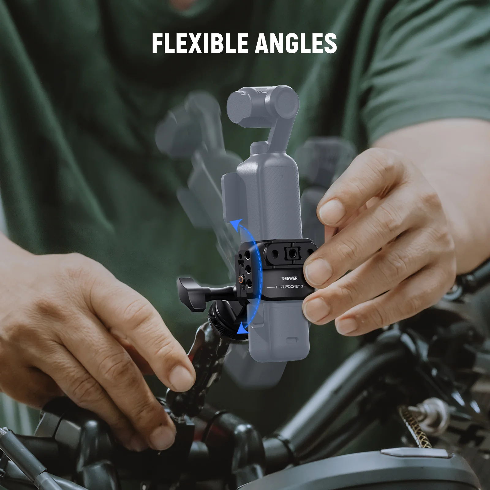 NEEWER AC009 Action Camera Metal Cage For DJI Osmo Pocket 3 - Image 7