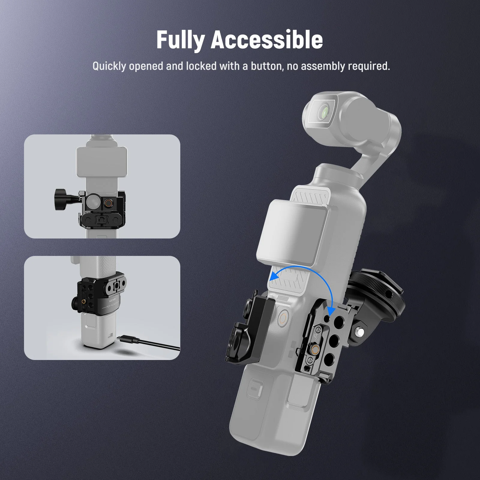NEEWER AC009 PRO Metal Cage For DJI Osmo Pocket 3 - Image 3