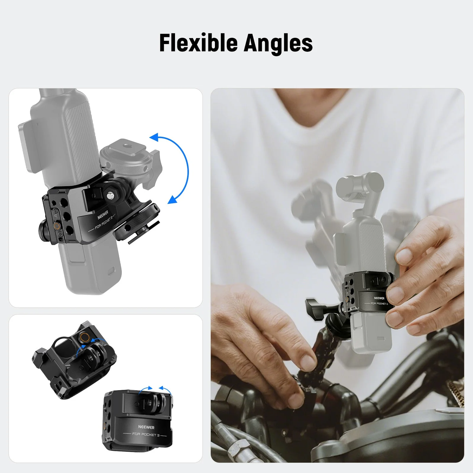 NEEWER AC009 PRO Metal Cage For DJI Osmo Pocket 3 - Image 5