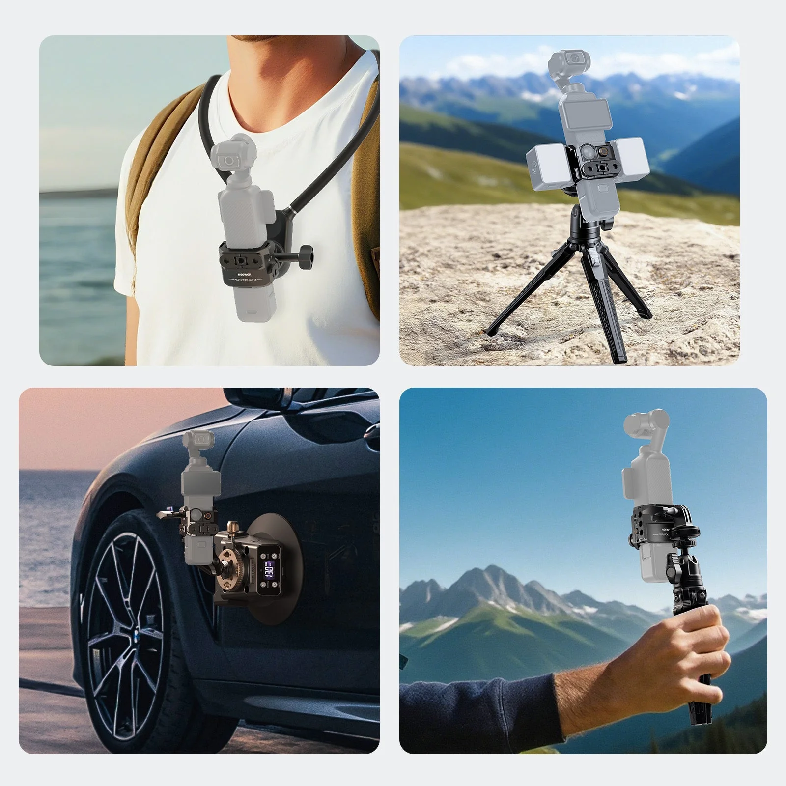 NEEWER AC009 PRO Metal Cage For DJI Osmo Pocket 3 - Image 6