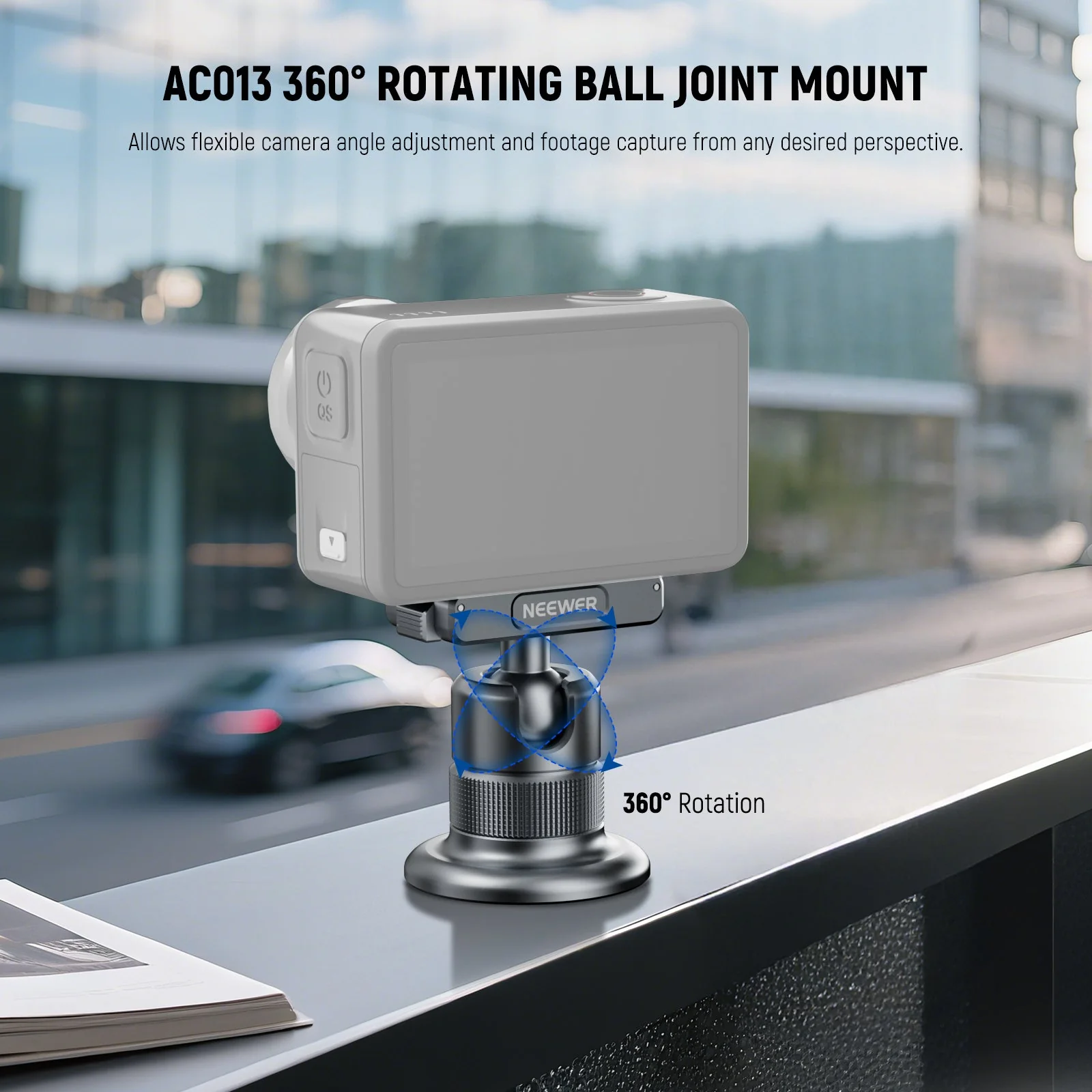 NEEWER AC011+AC012+ AC013 Action Camera Mount Kit For DJI Osmo Action 5 Pro/4/3 - Image 5