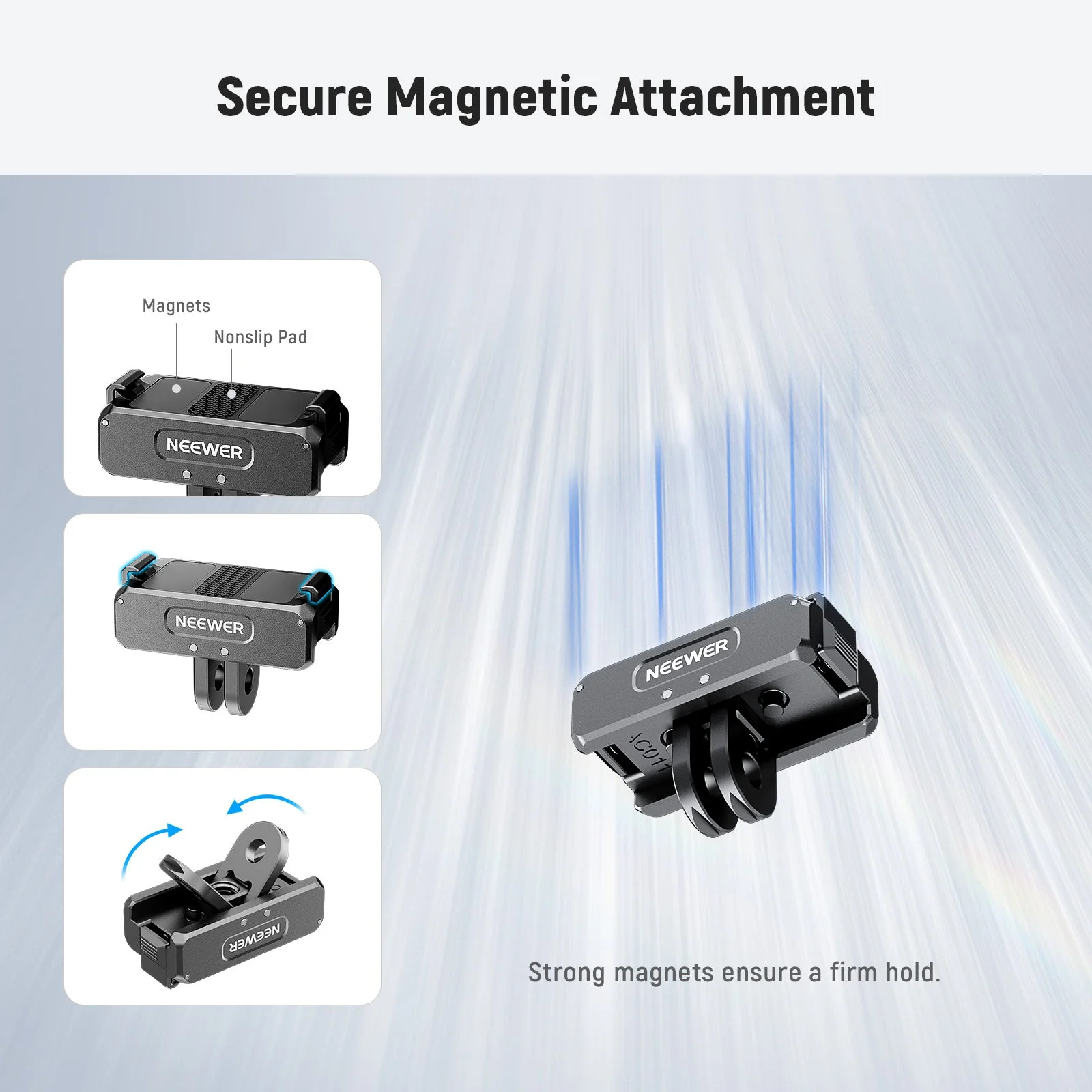 NEEWER AC011+AC012+ AC014 Action Camera Cage Kit For DJI Action 5 Pro/4/3 - Image 3