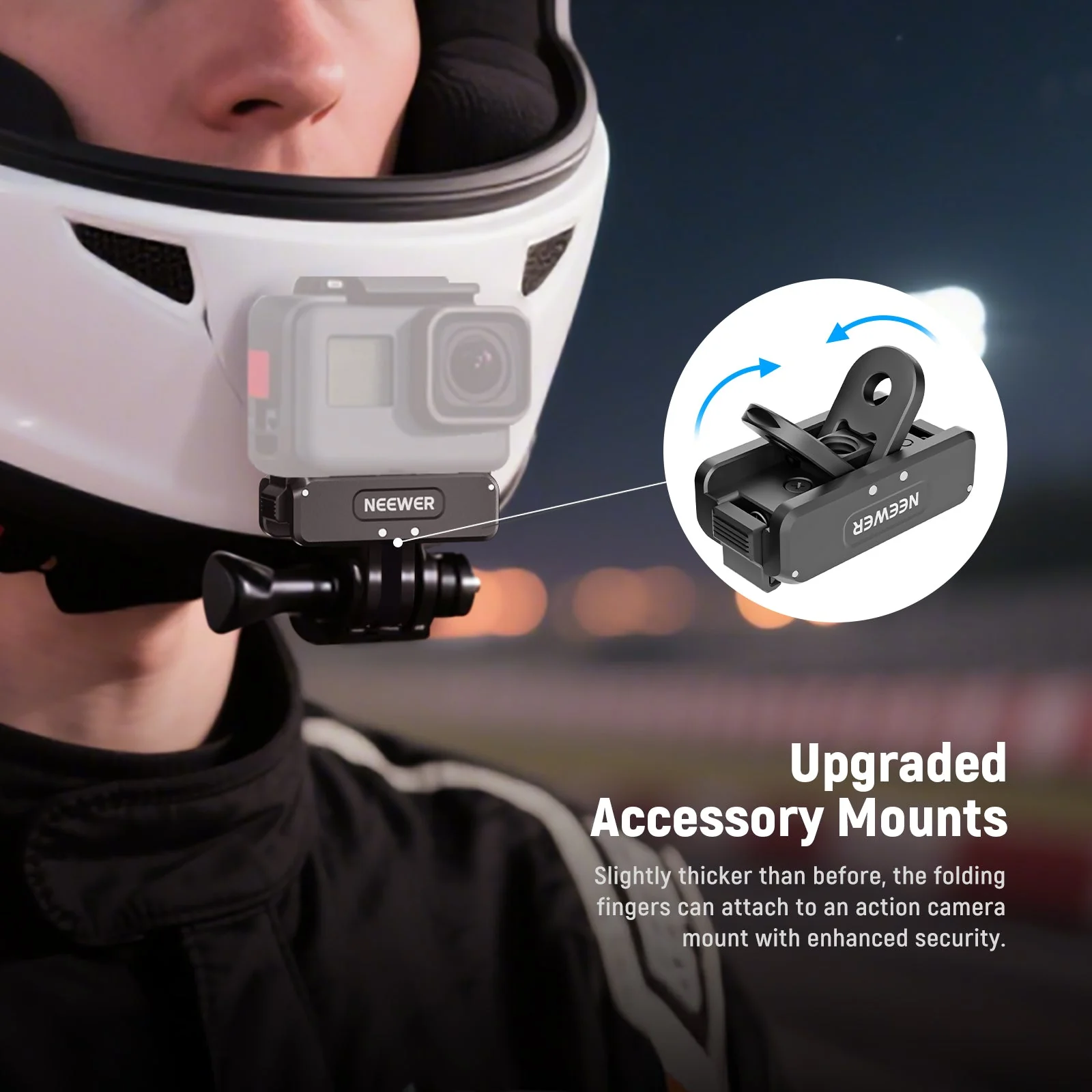 NEEWER AC011 Upgraded Magnetic Mount For DJI Osmo Action 5 Pro/4/3 - Image 5