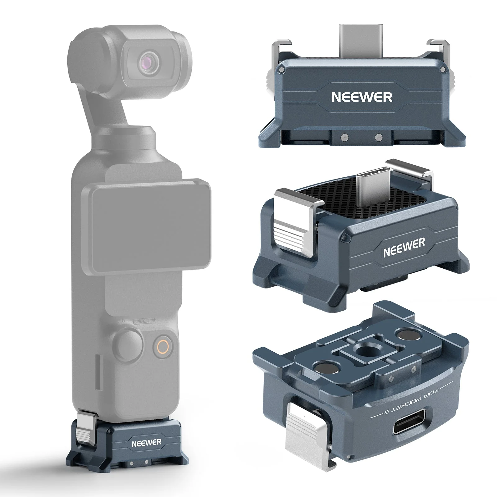 NEEWER AC018 Charging Adapter Base For DJI Osmo Pocket 3