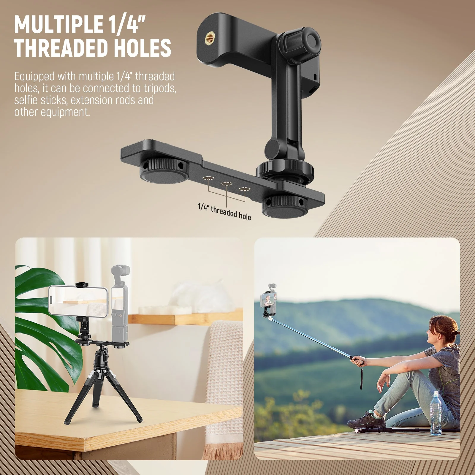 NEEWER AC021 Phone Holder Mount For DJI Osmo Pocket 3 - Image 5