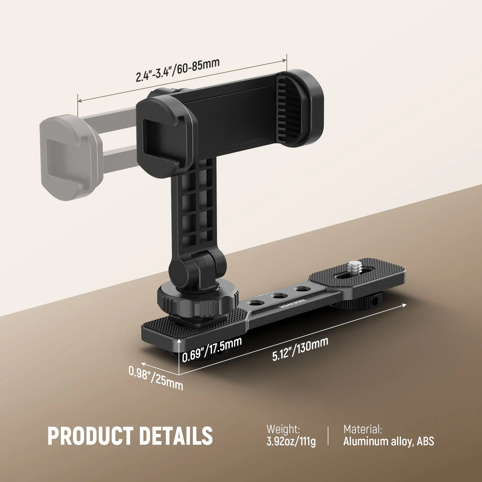 NEEWER AC021 Phone Holder Mount For DJI Osmo Pocket 3 - Image 8