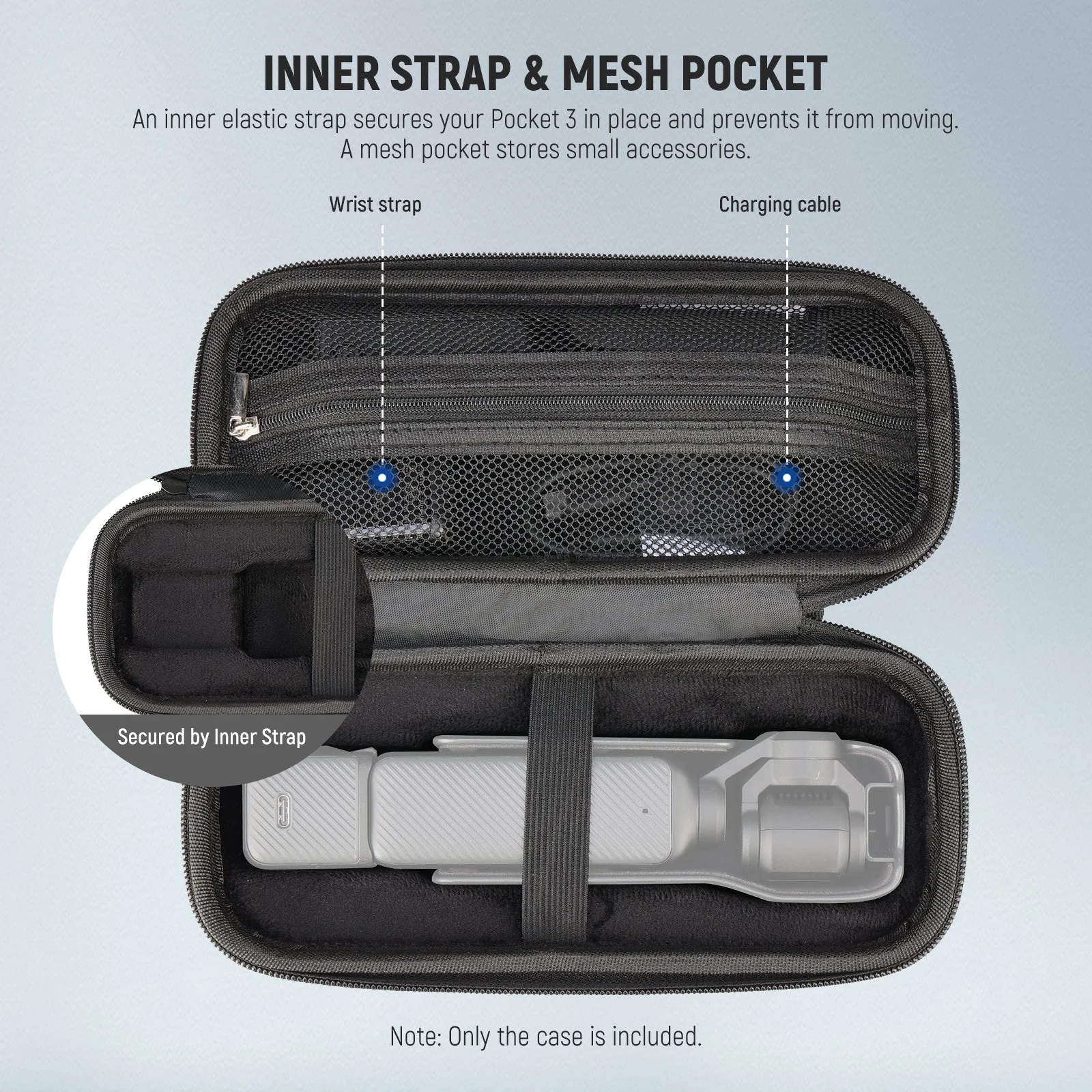 NEEWER AC025 Carrying Case for DJI Osmo Pocket 3 - Image 4