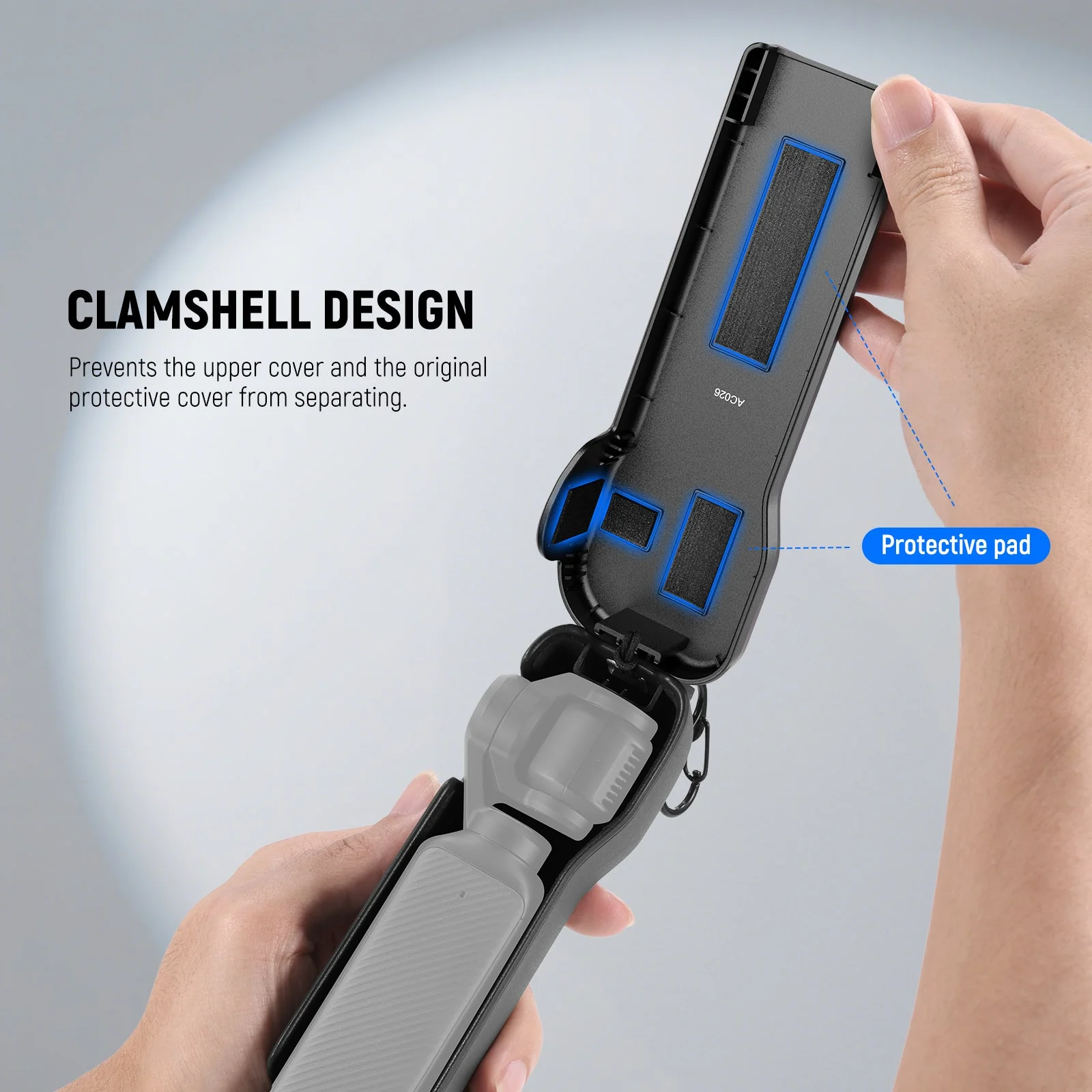 NEEWER AC026 Protective Cover with Carabiner for DJI Osmo Pocket 3 - Image 6