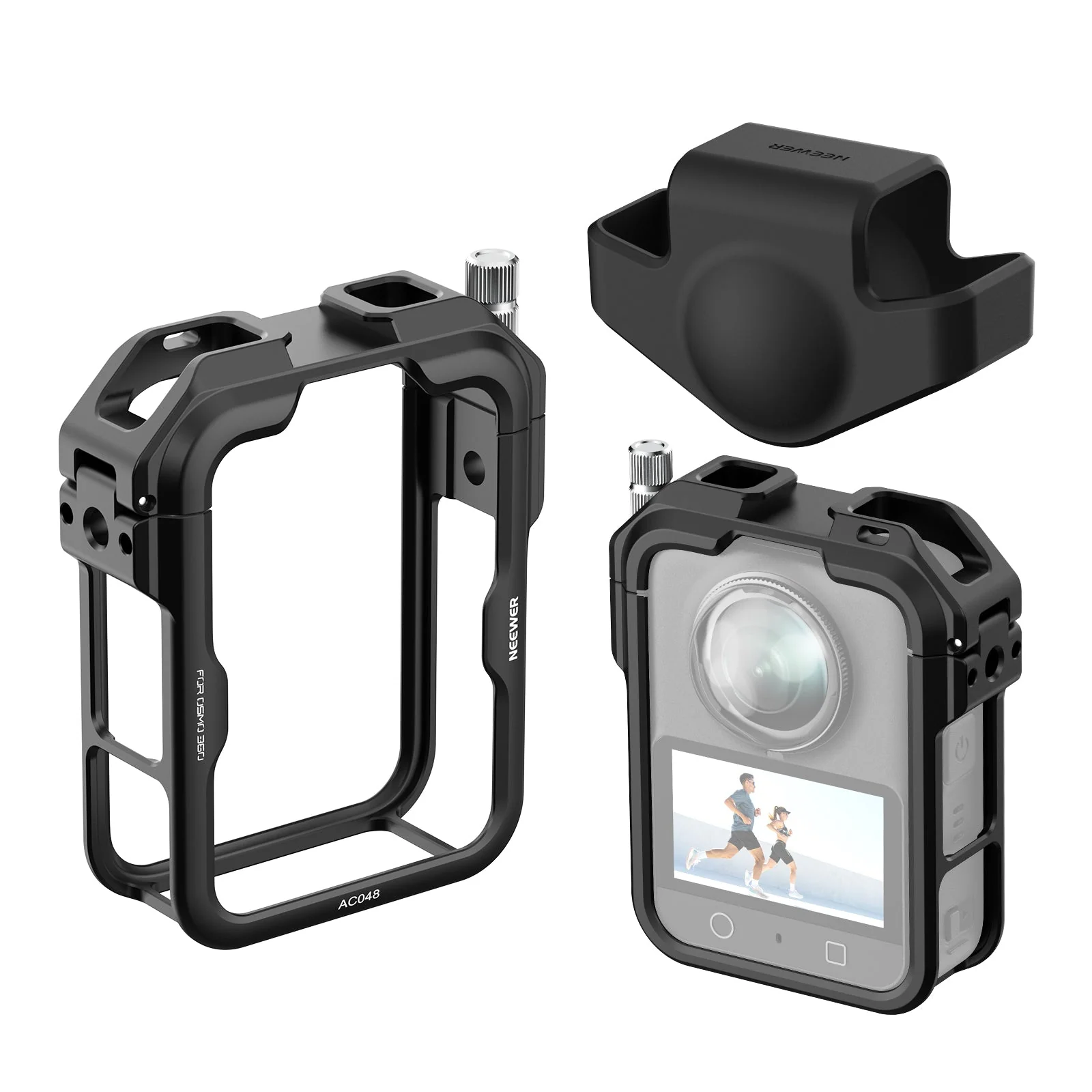 NEEWER AC048 Action Camera Cage Compatible with DJI Osmo 360