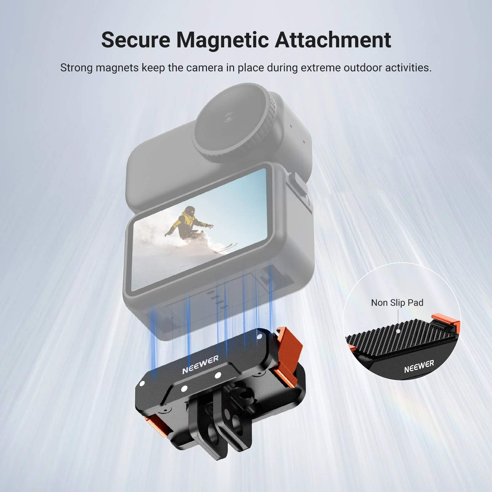 NEEWER AC056 Magnetic Quick Release Mount Adapter For DJI Osmo Nano - Image 4