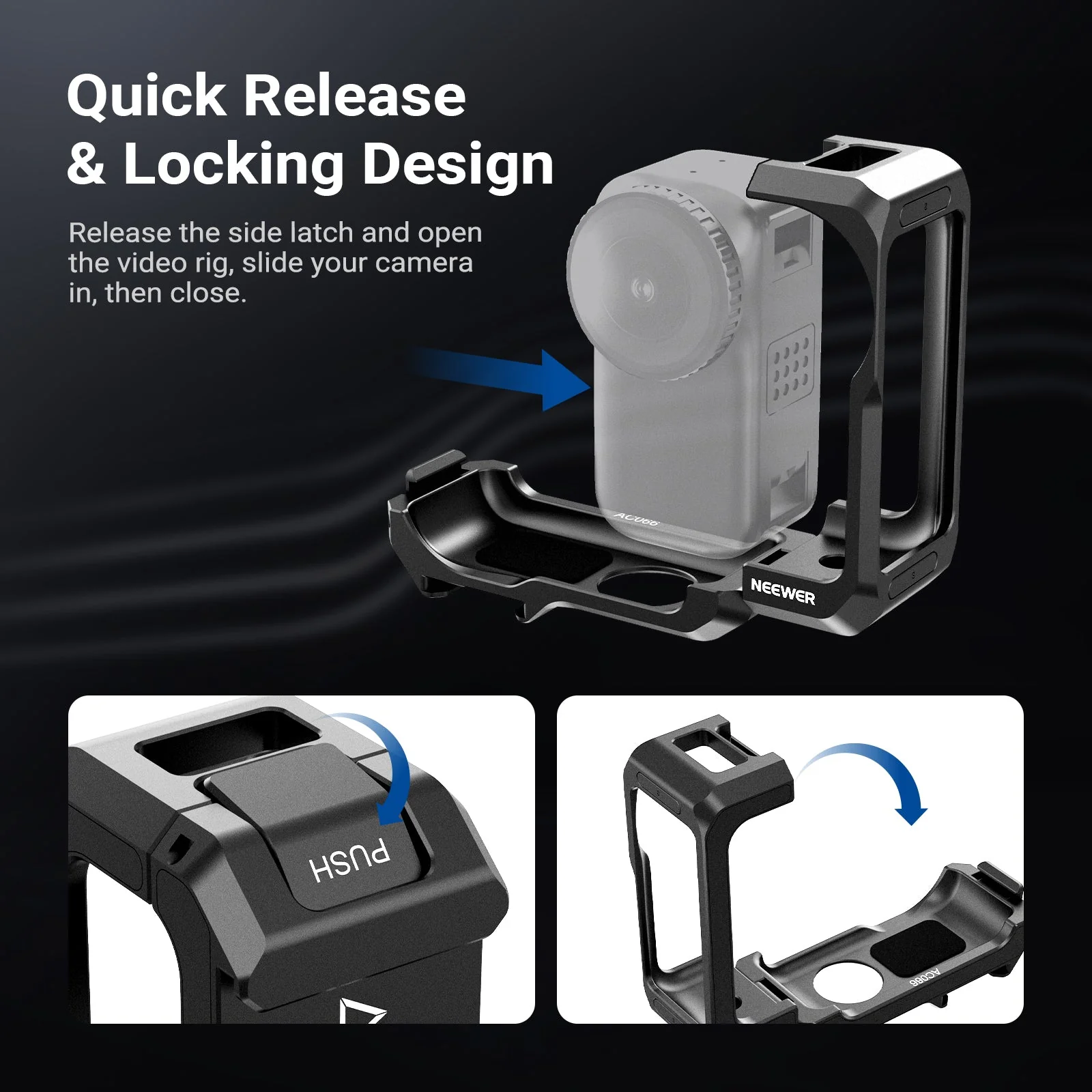 NEEWER AC066 Camera Cage Compatible with DJI Osmo Nano - Image 2