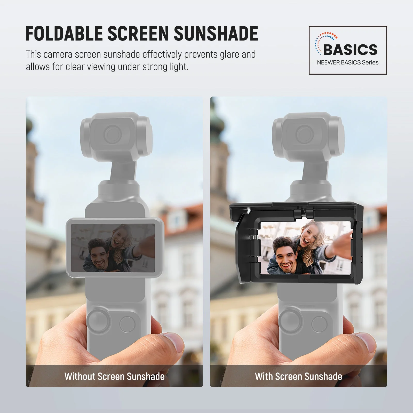 NEEWER AC154 Screen Sunshade For DJI Osmo Pocket 3 - Image 2