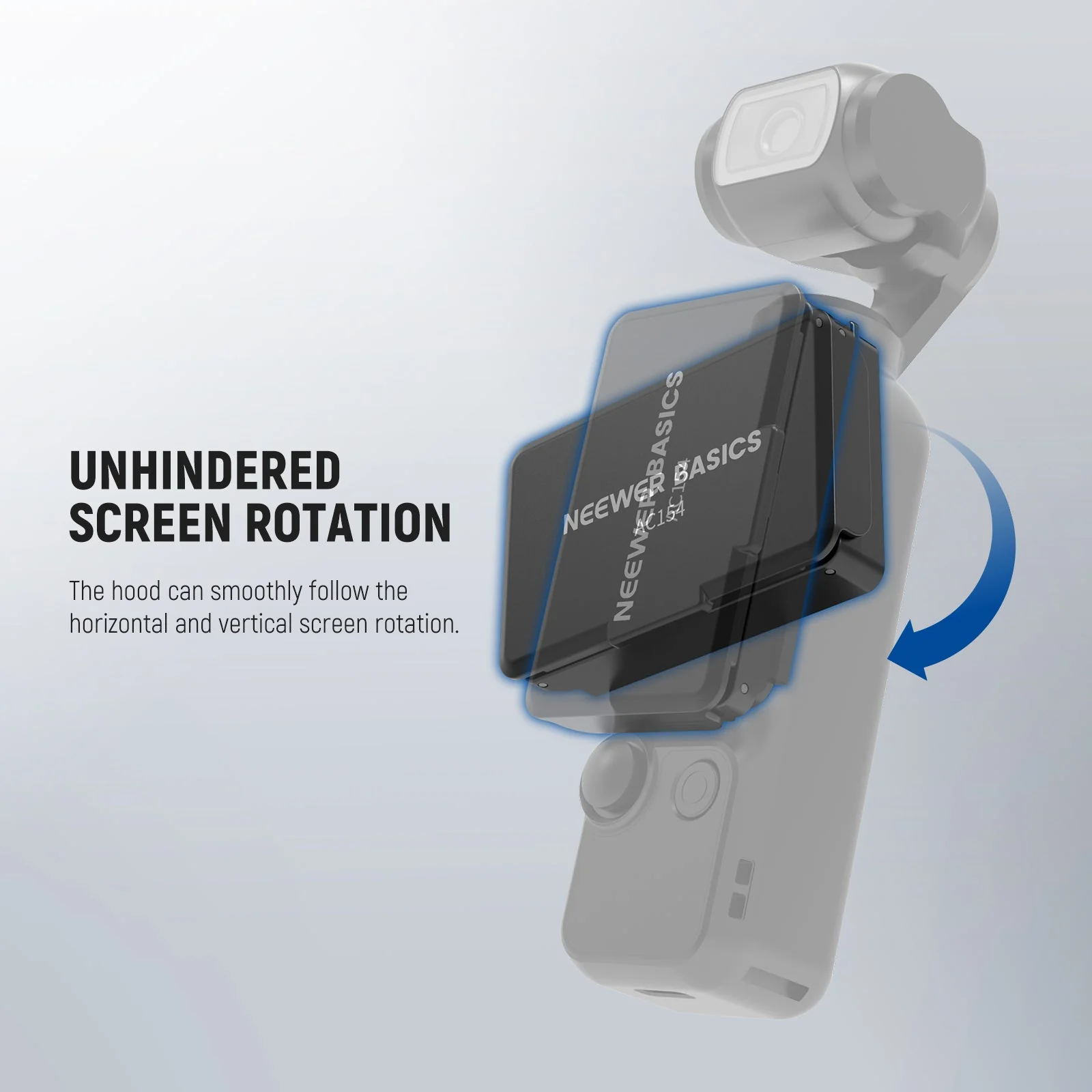 NEEWER AC154 Screen Sunshade For DJI Osmo Pocket 3 - Image 4