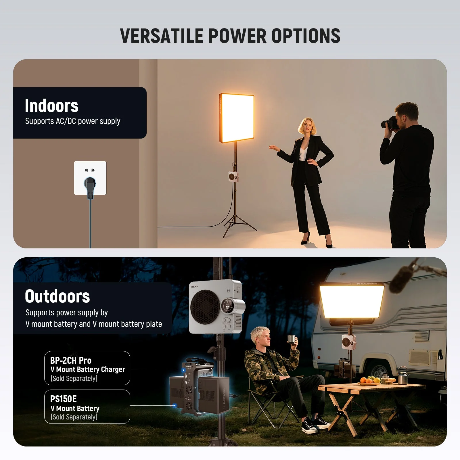 NEEWER AF200C Pro 200W Flexible RGB LED Video Light with Softbox - Image 7