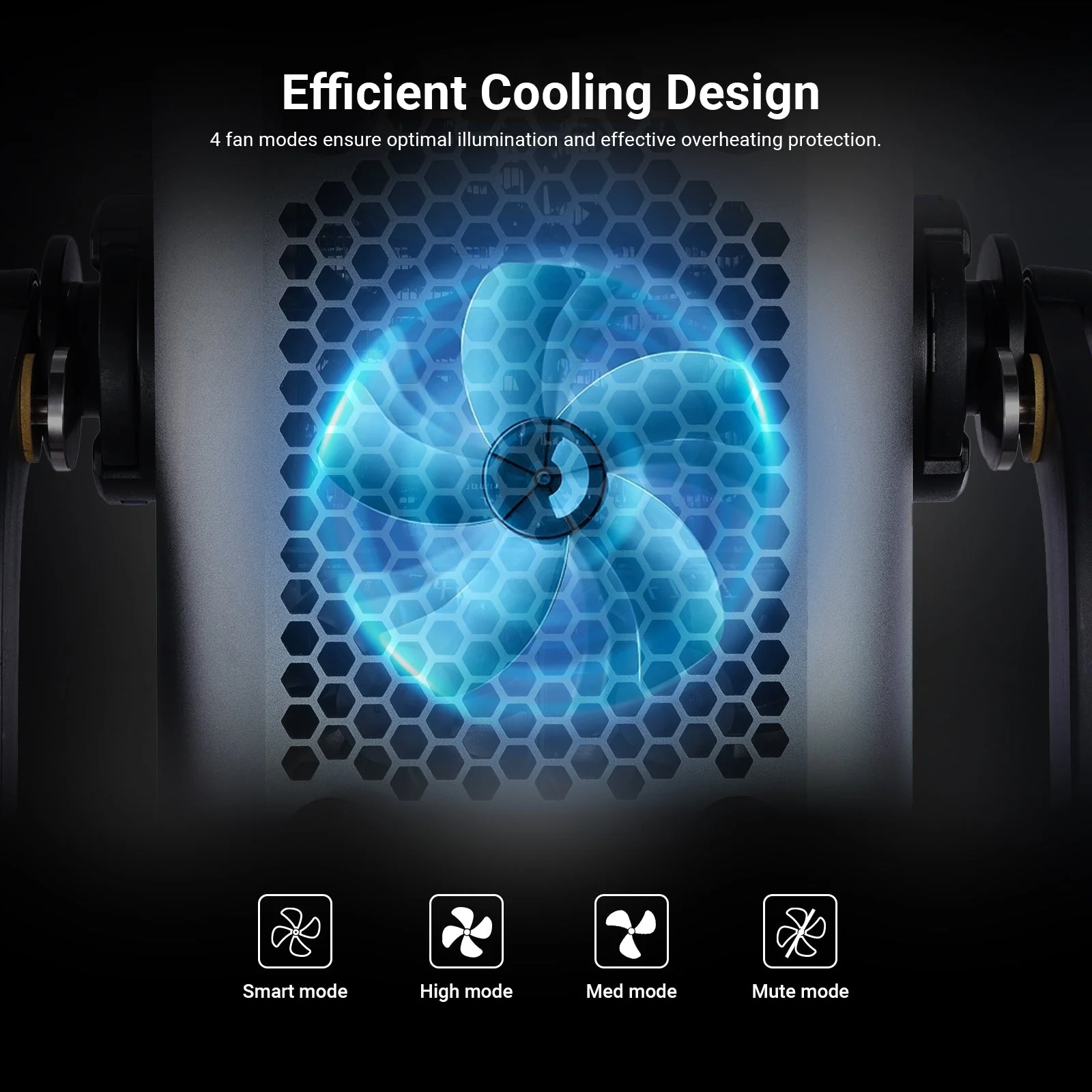 NEEWER AS1200B 1200W Output Bi-Color COB LED Studio Video Light - Image 6