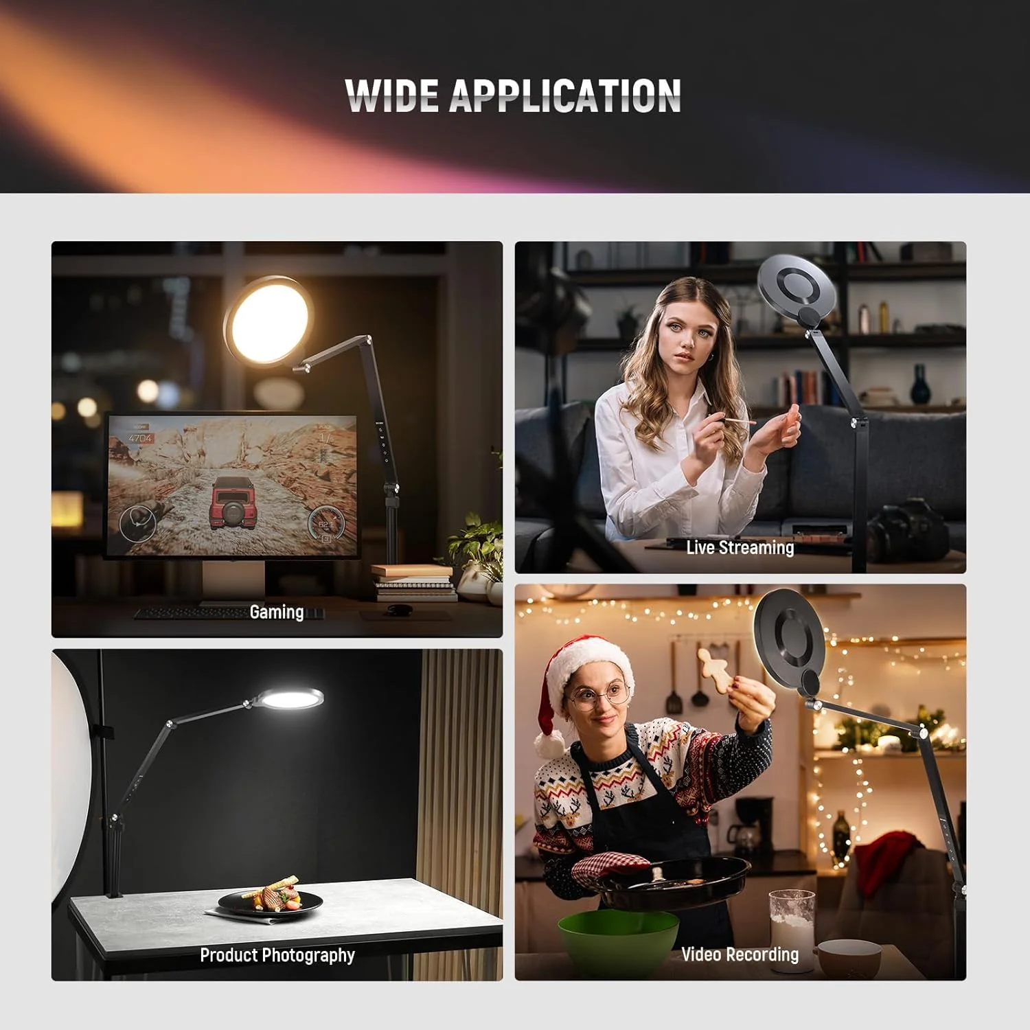 NEEWER BASICS R18 18W 7" Round Fill Light With Desktop Stand - Image 17