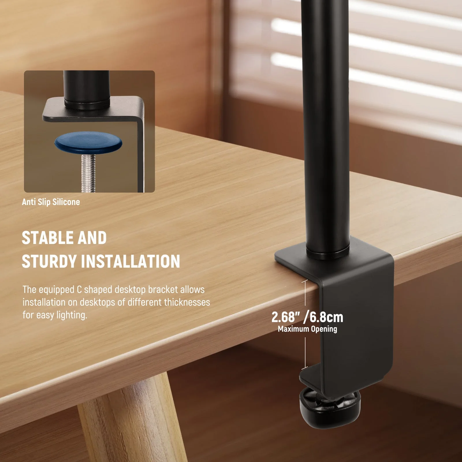 NEEWER BASICS R18 18W 7" Round Fill Light With Desktop Stand - Image 6