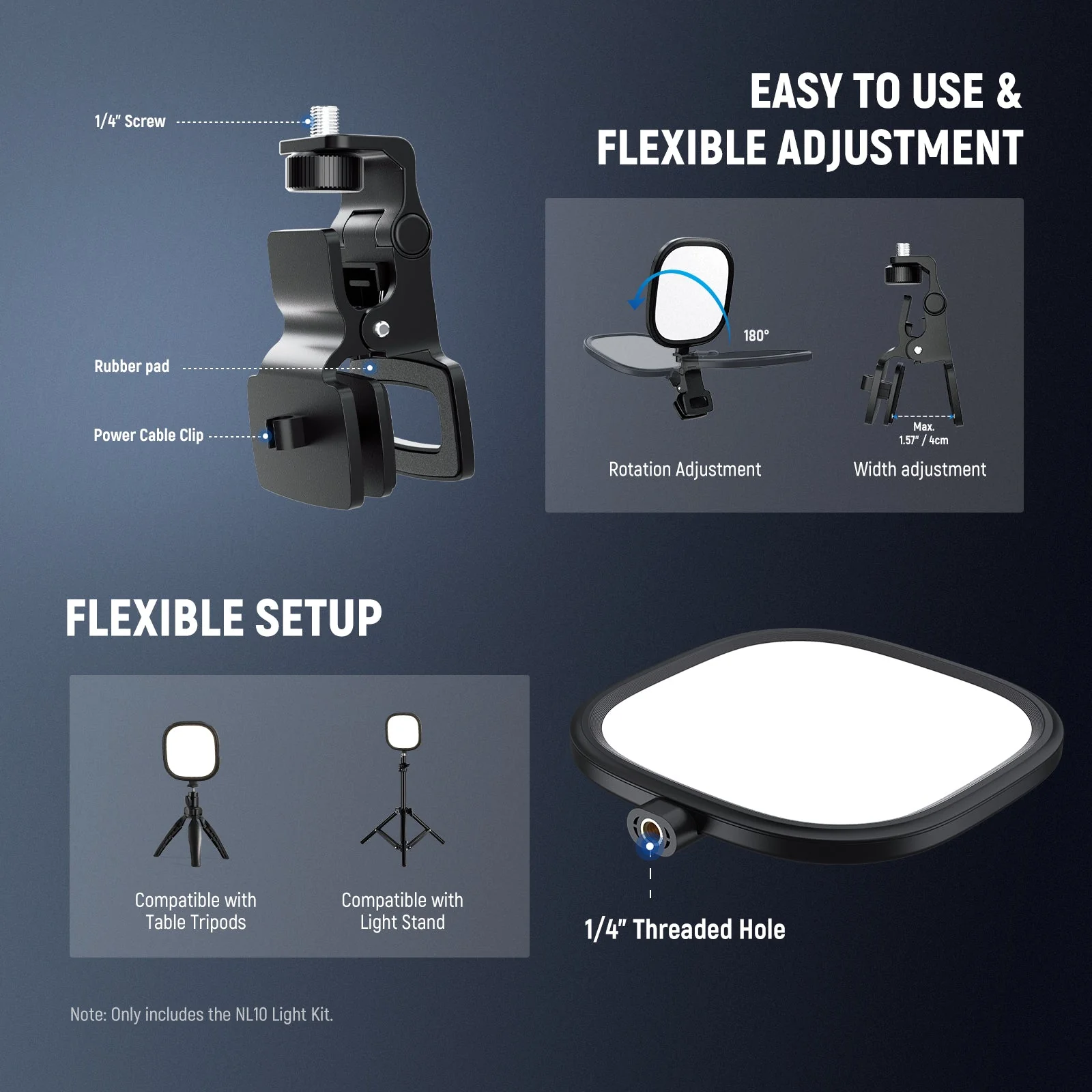 NEEWER BASICS 5" 10W Bi-Color LED Streaming Light - Image 5