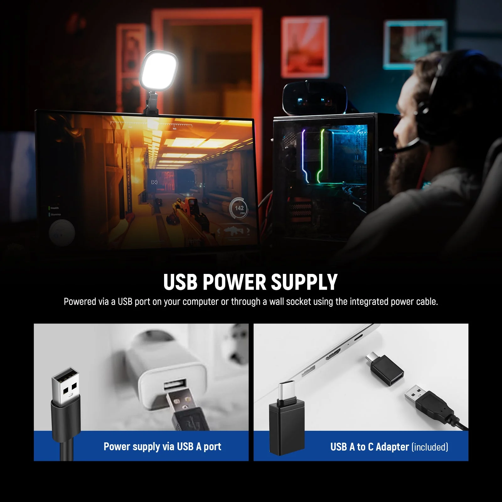 NEEWER BASICS 5" 10W Bi-Color LED Streaming Light - Image 6