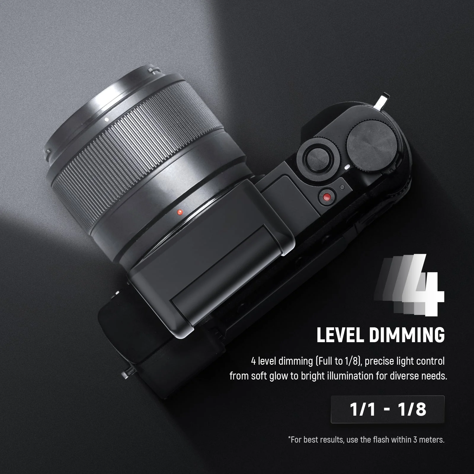 NEEWER BASICS A10L Mini Camera Flash with LED Video Light - Image 4