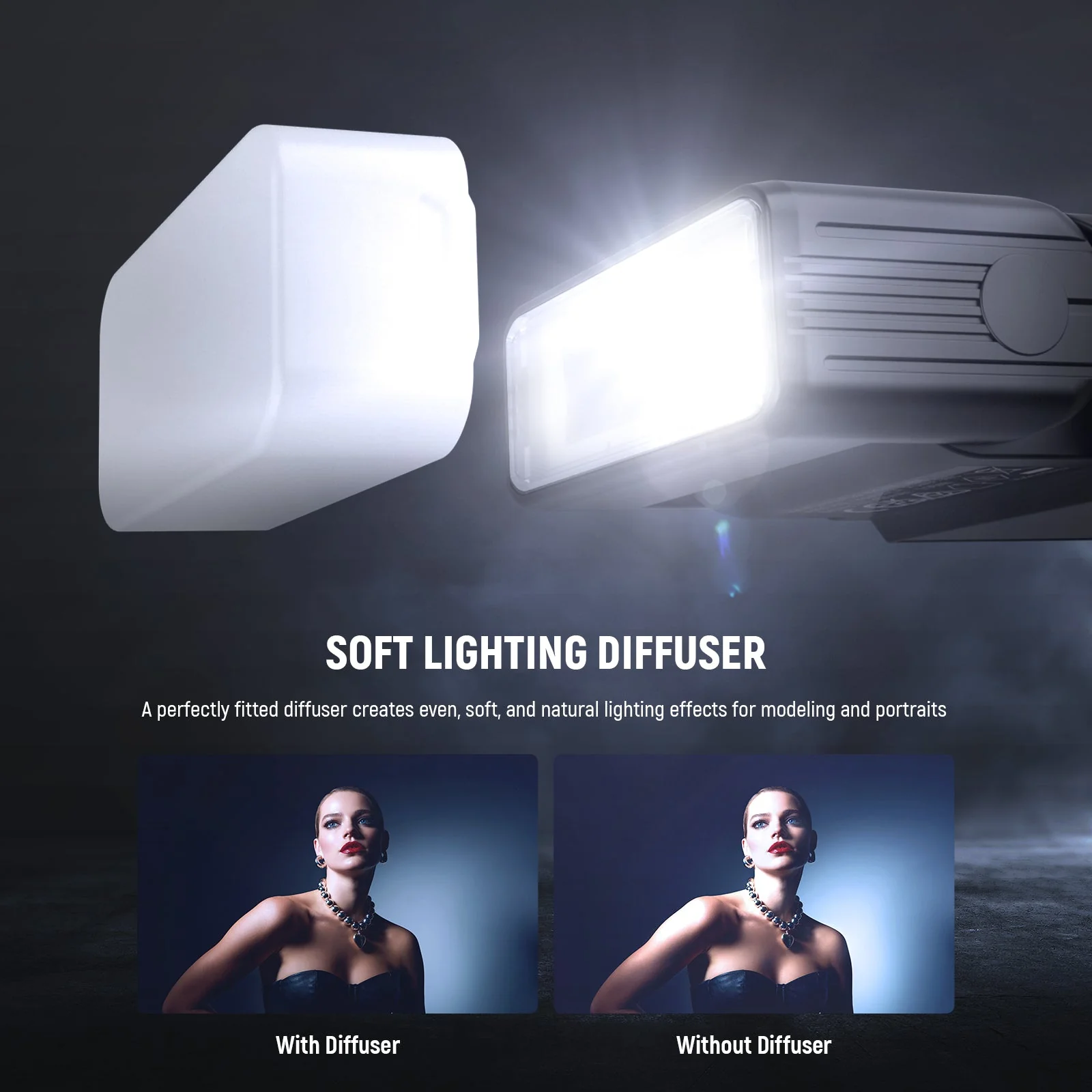 NEEWER BASICS A10L Mini Camera Flash with LED Video Light - Image 7