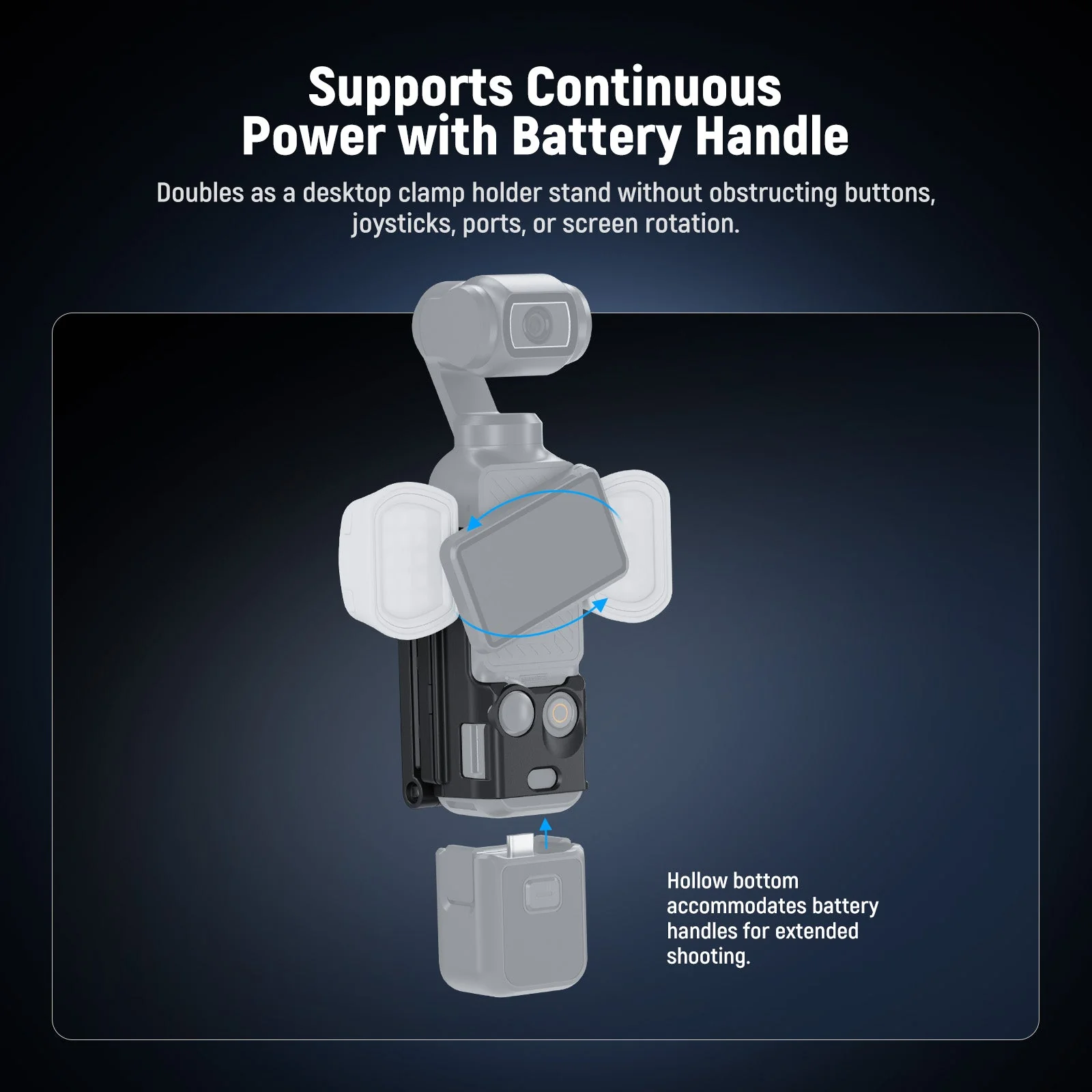 NEEWER BASICS AC024 Magnetic Camera Mount Stand For DJI Osmo Pocket 3 - Image 7