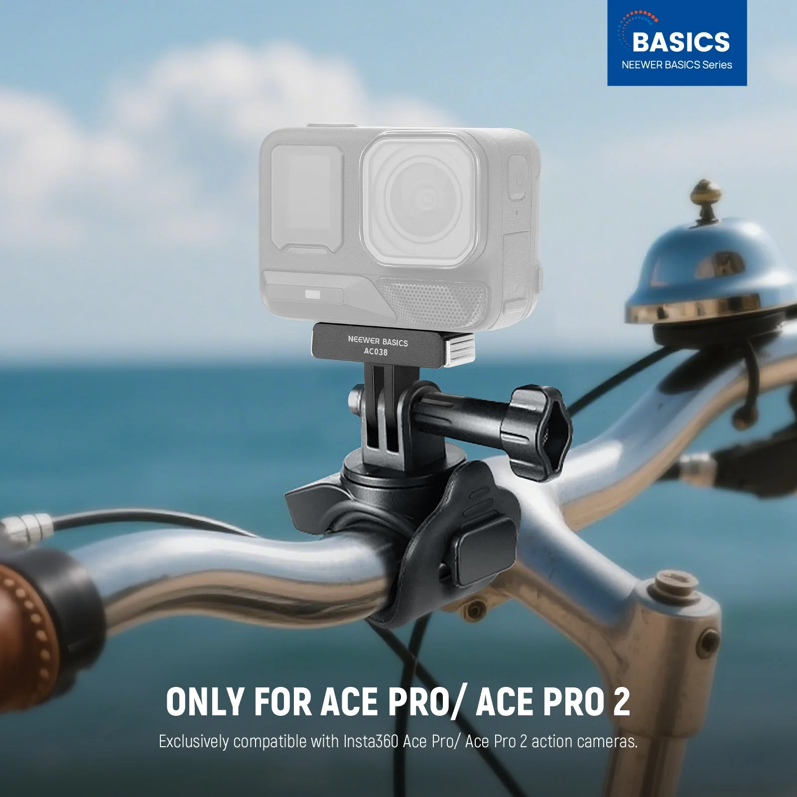 NEEWER BASICS AC038 Magnetic Mount Adapter For Insta360 Ace Pro/Ace Pro 2 - Image 2