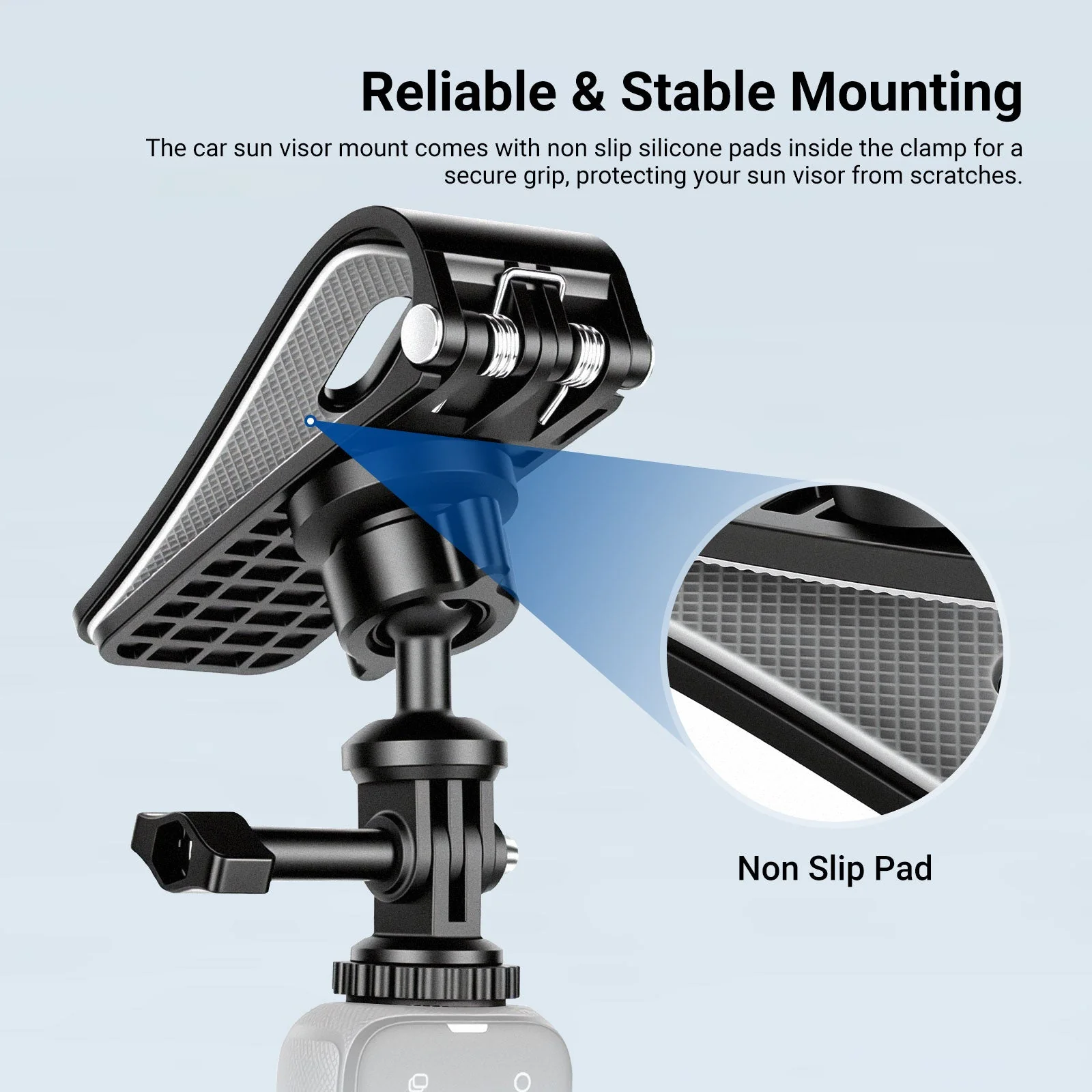NEEWER BASICS AC055 Car Sun Visor Mount for Action Camera - Image 5
