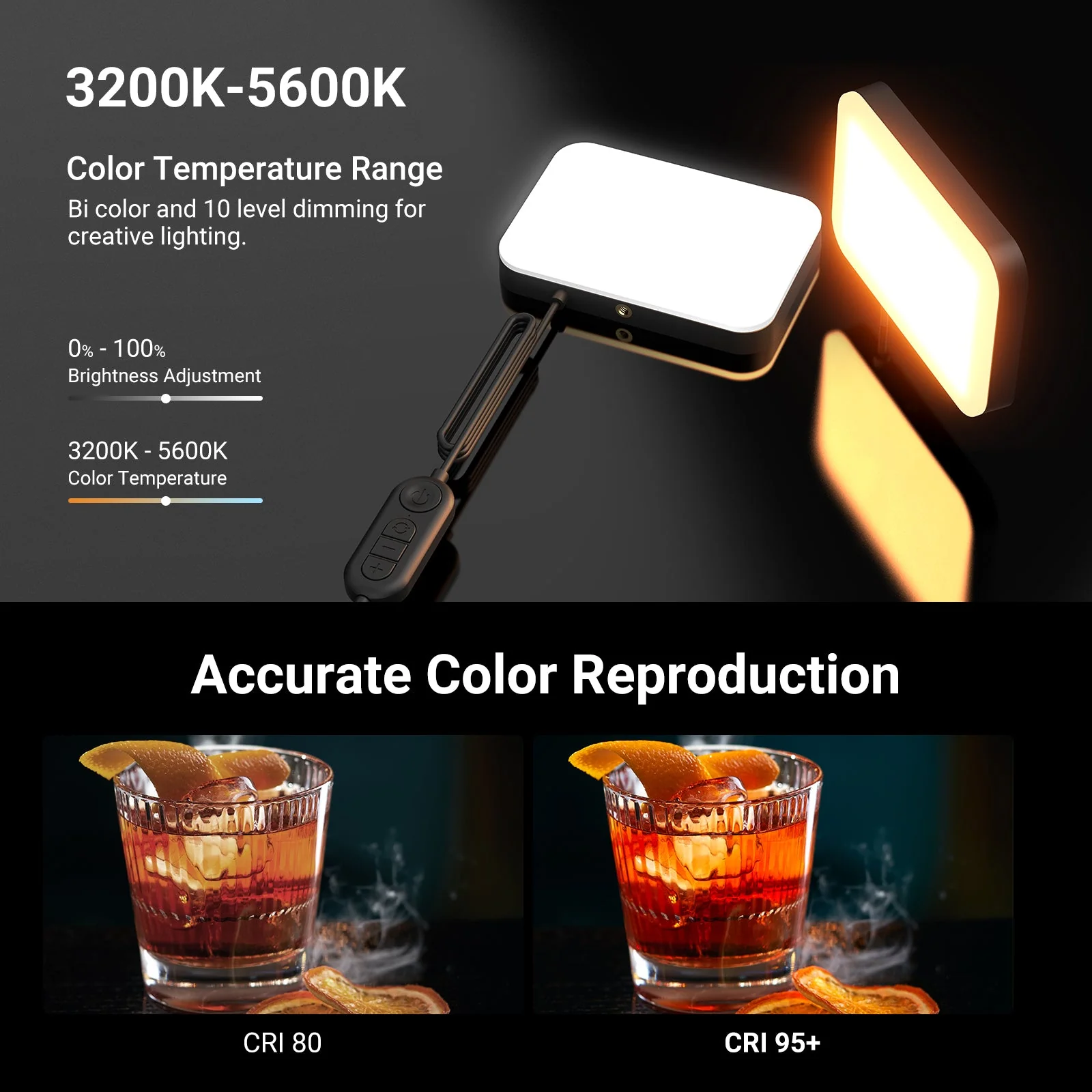 NEEWER BASICS BP132 2 Pack LED Video Light Panel Lighting Kit - Image 3