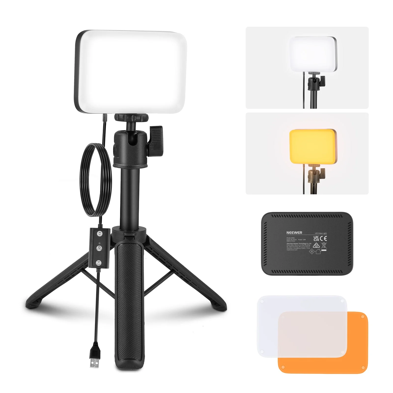 NEEWER BASICS BP66 LED Panel Light with Mini Desk Stand - Image 17