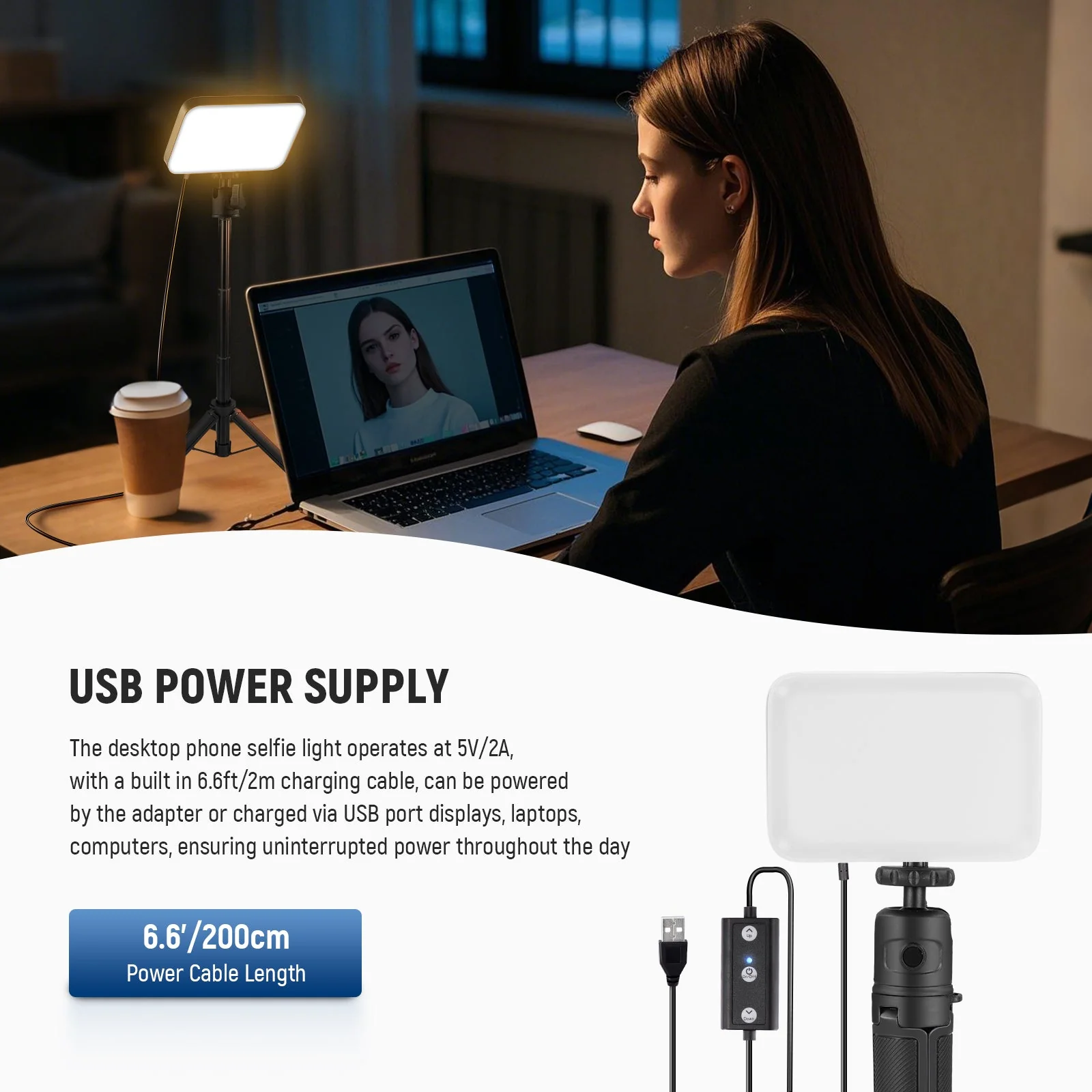 NEEWER BASICS BP66 LED Panel Light with Mini Desk Stand - Image 21