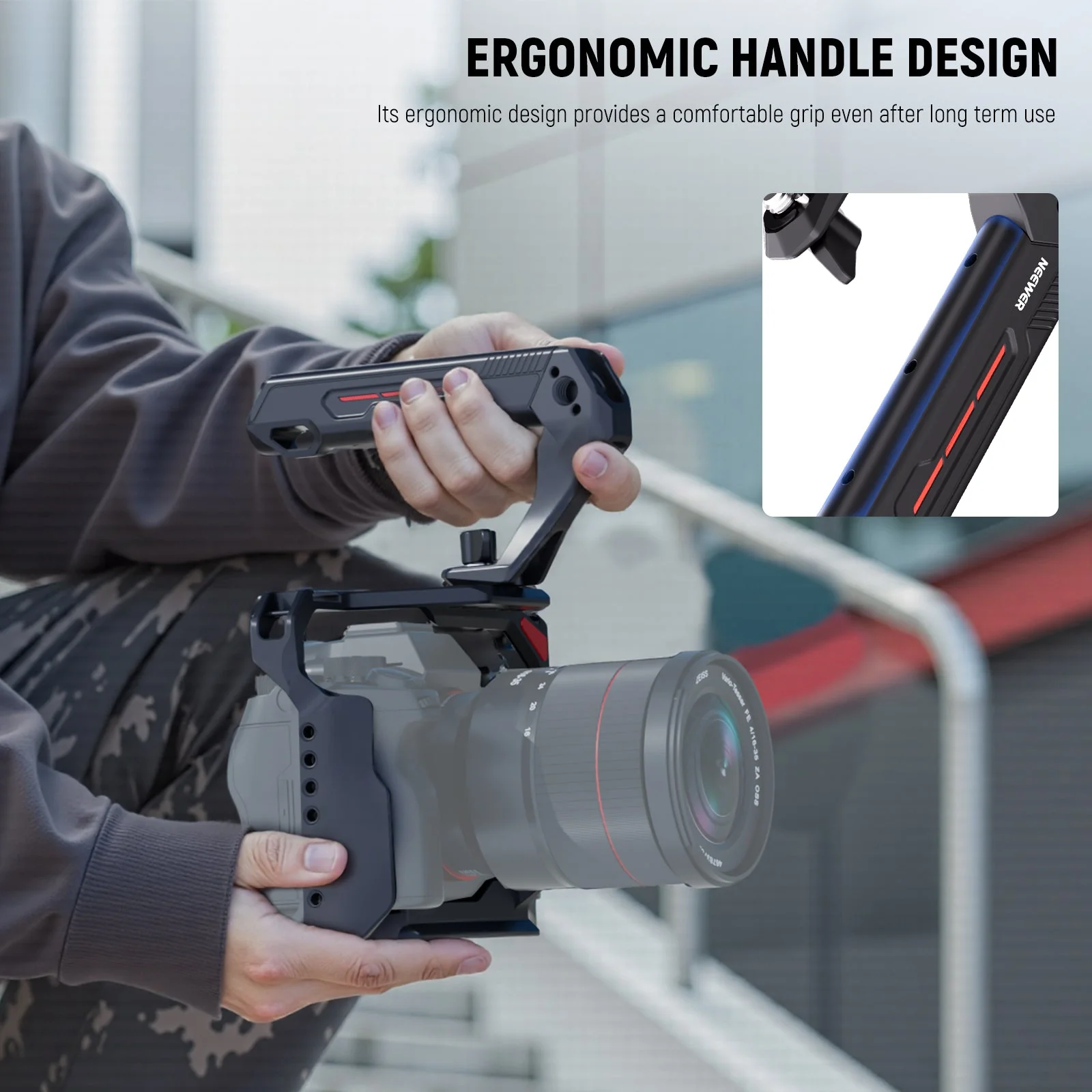 NEEWER BASICS CA142 Lightweight Camera Top Handle - Image 5