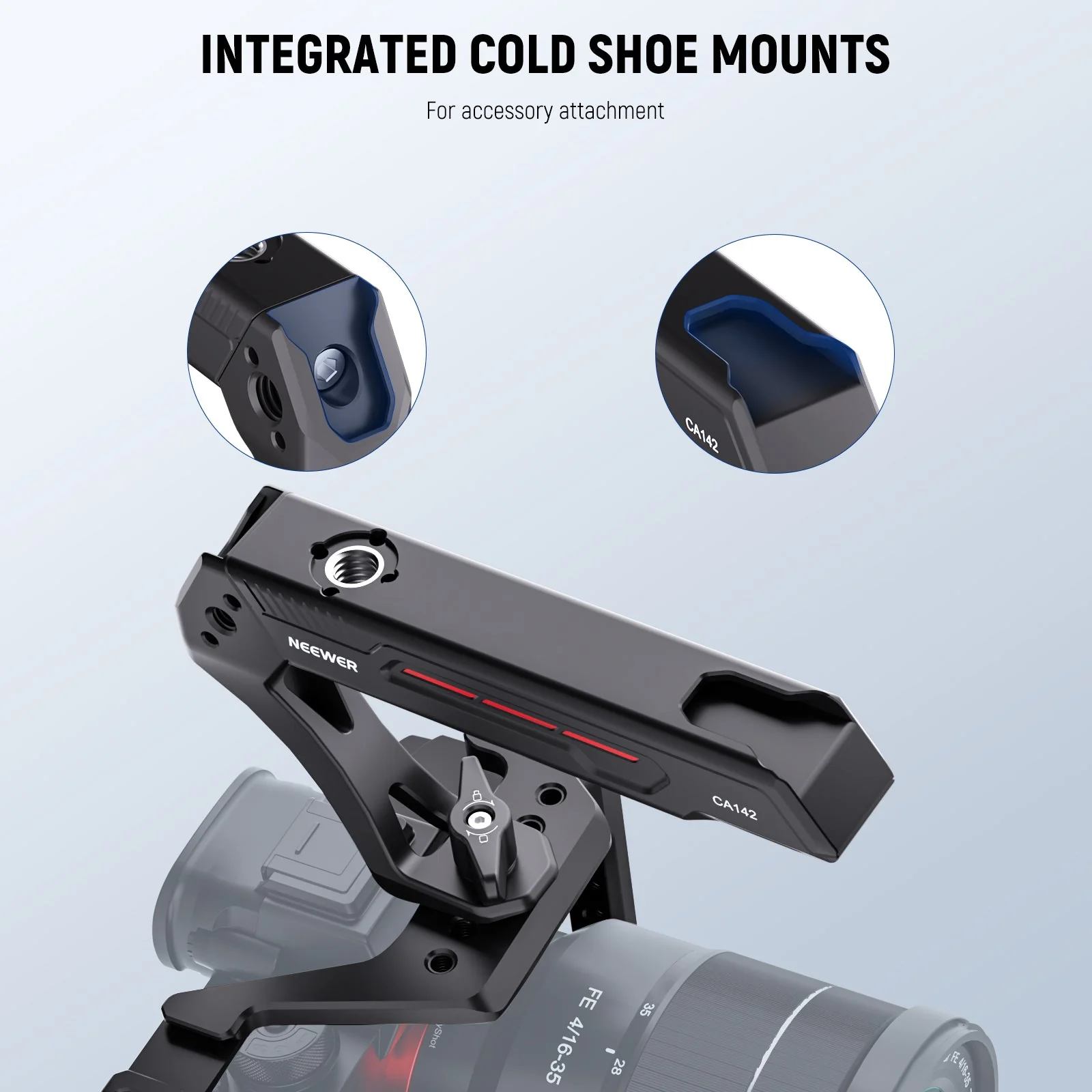 NEEWER BASICS CA142 Lightweight Camera Top Handle - Image 7