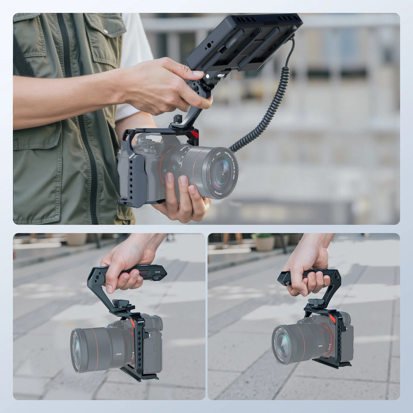 NEEWER BASICS CA142 Lightweight Camera Top Handle - Image 8