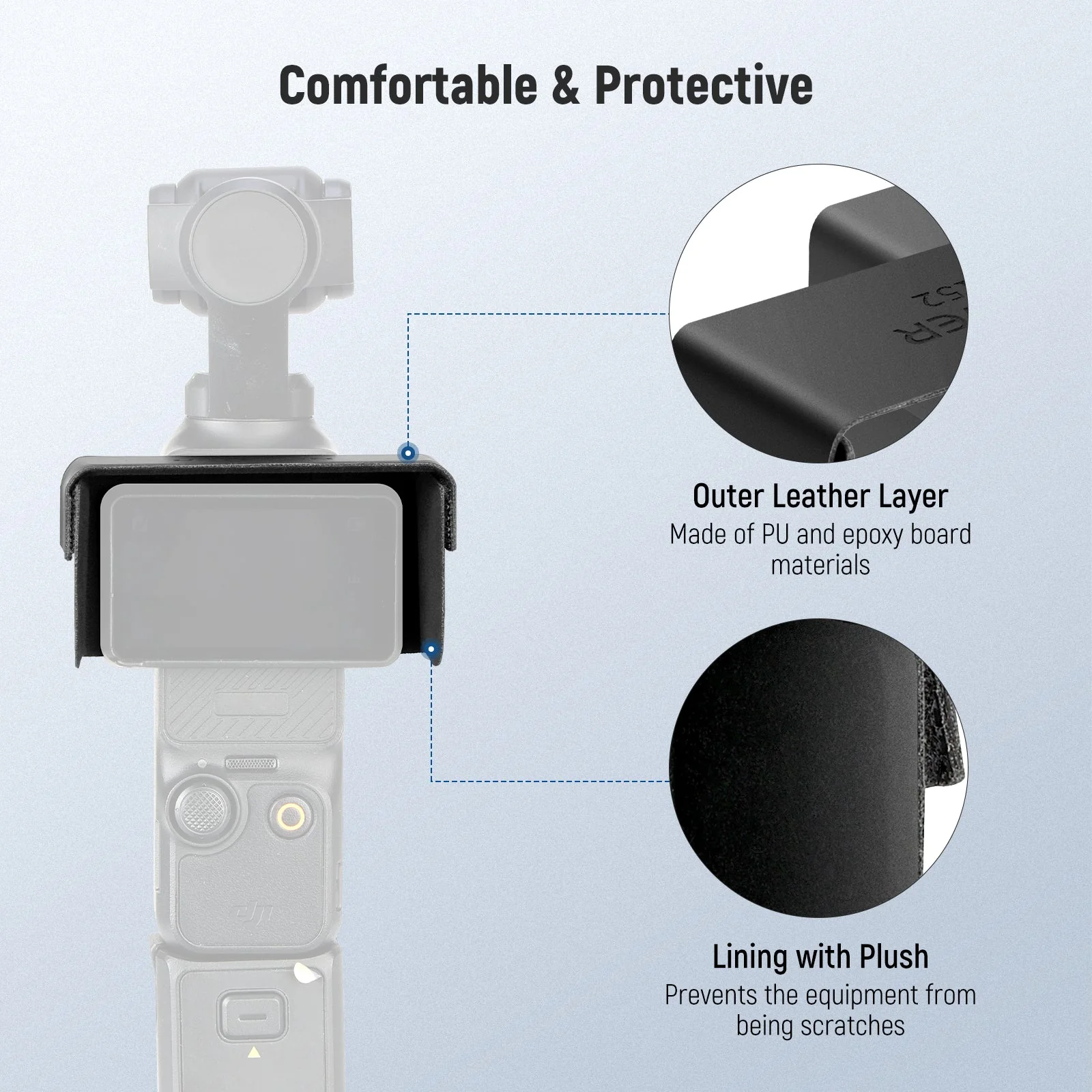 NEEWER BASICS CA152 Sunshade Cover For DJI Osmo Pocket 3 - Image 4
