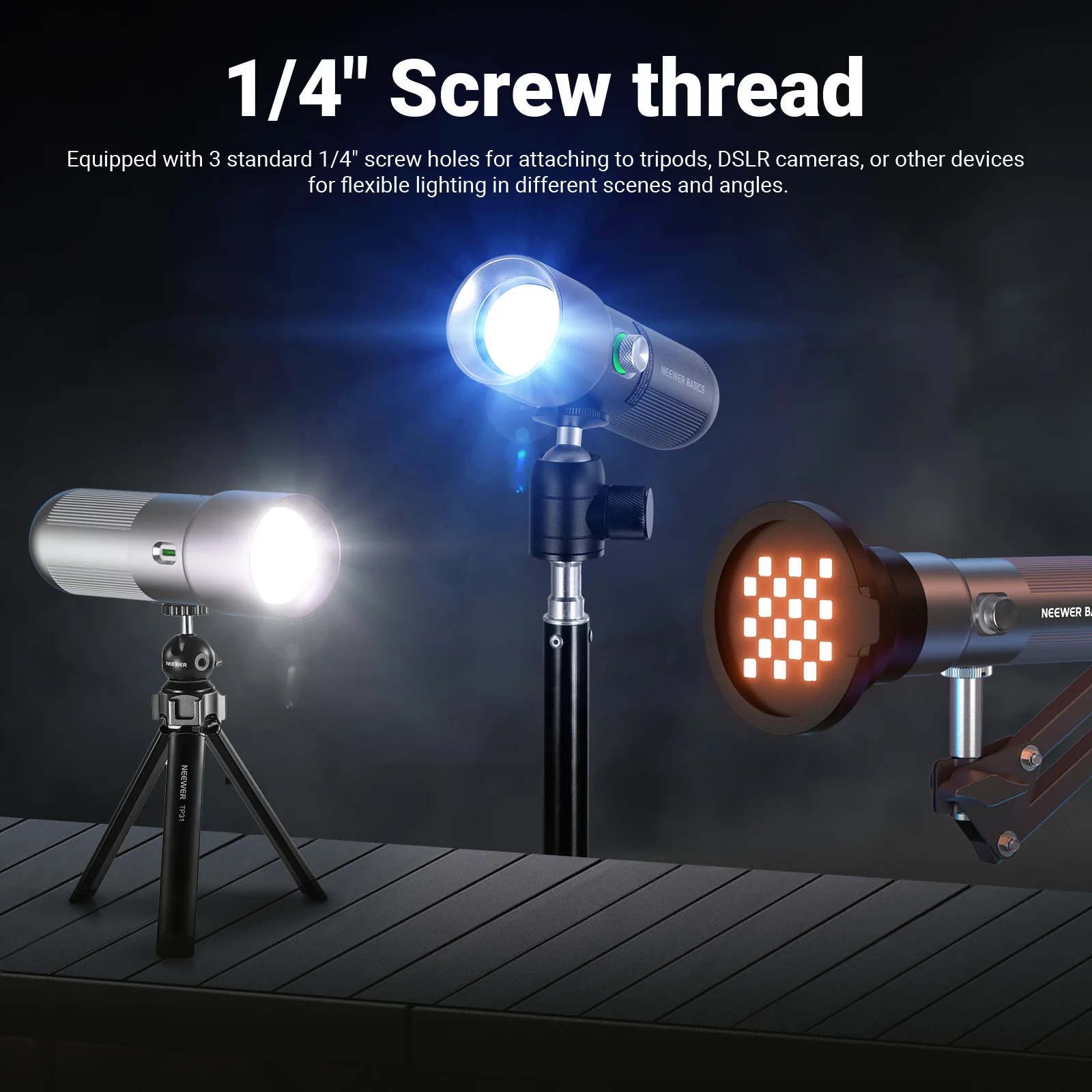NEEWER BASICS FL10 Portable RGB Photography Flashlight - Image 6