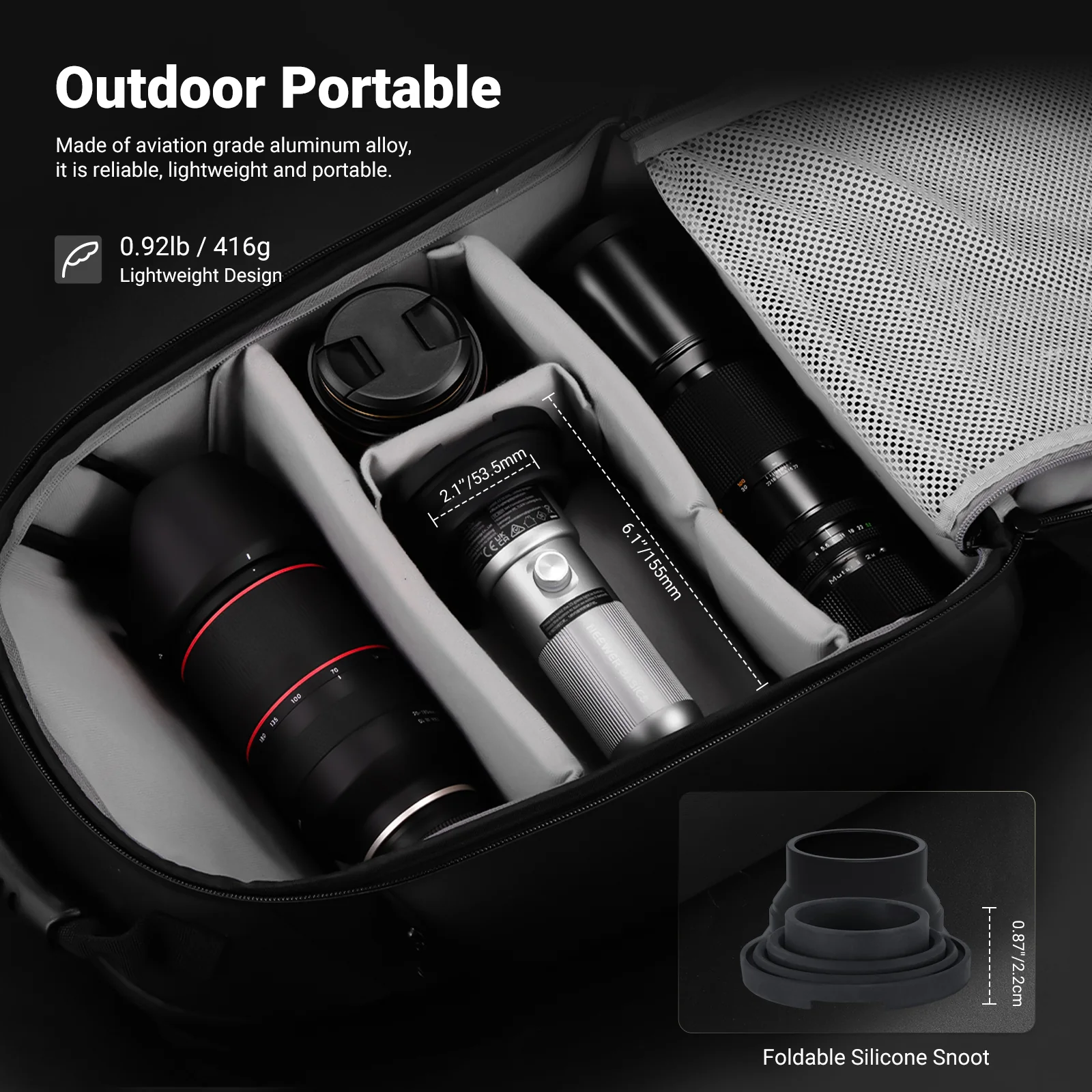 NEEWER BASICS FL10 Portable RGB Photography Flashlight - Image 8