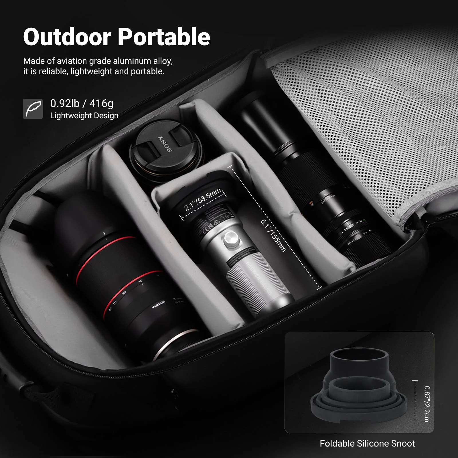 NEEWER BASICS FL10 Portable Photography Flashlight Kit - Image 8