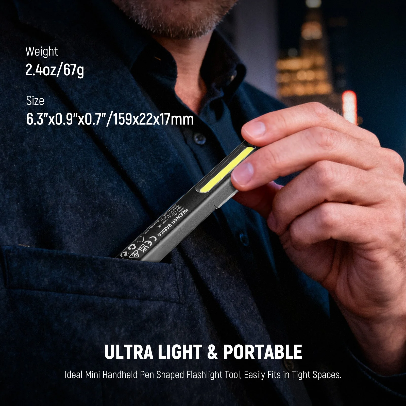 NEEWER BASICS G32 2-in-1 EDC Flashlight - Image 3