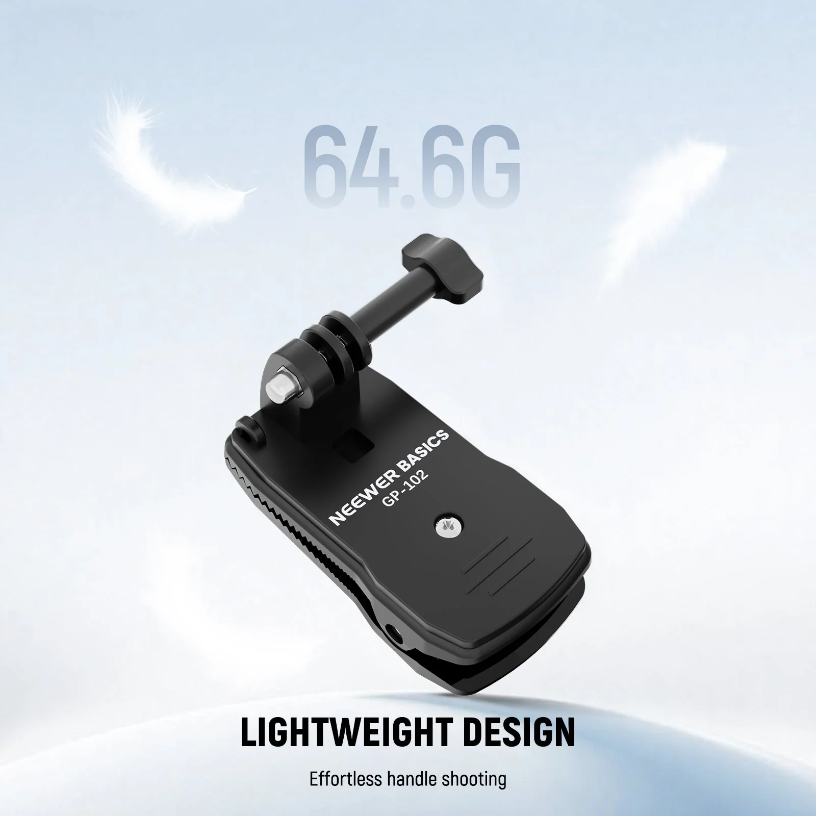 NEEWER BASICS GP-102 Backpack Strap Clip Mount for Action Camera - Image 4