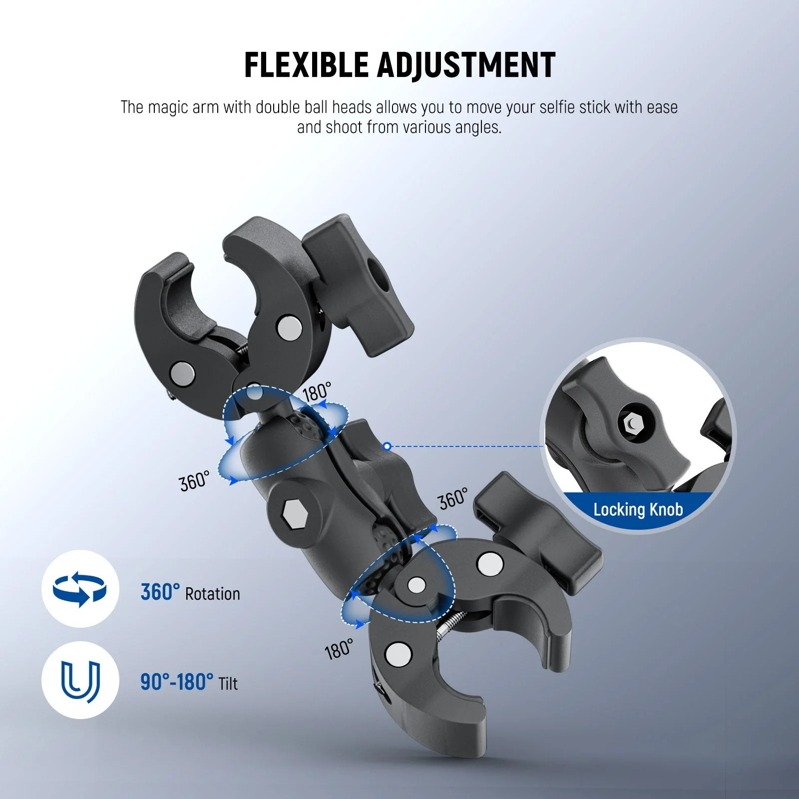 NEEWER BASICS GP-32 Motorcycle Mount Accessories Kit - Image 4