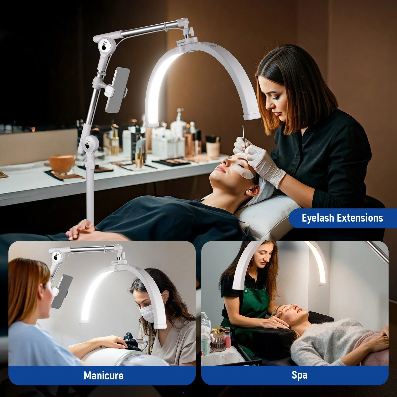 NEEWER BASICS HM03-D 22" 30W  LED Folding Arc Lash Lamp - Image 7