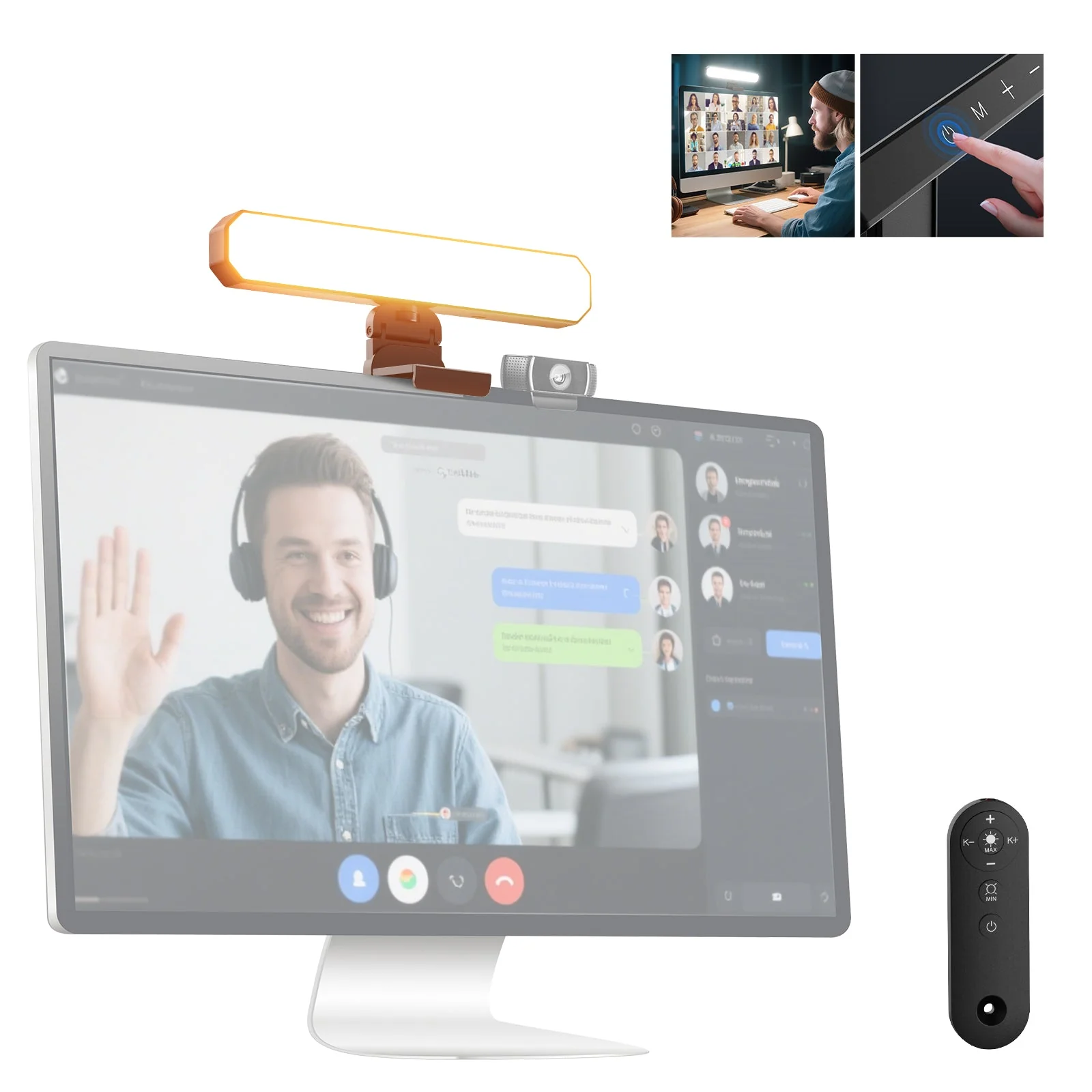 NEEWER BASICS L10 Bi-Color Dual Monitor Light Bar with Stands - Image 10
