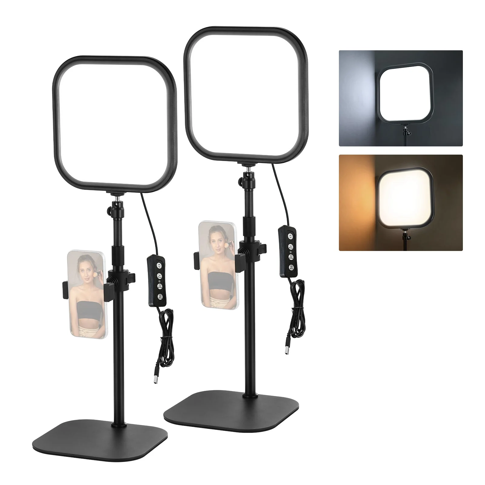 NEEWER BASICS L220 15W 10.8" Bi-Color Video Conference Light Kit - Image 11