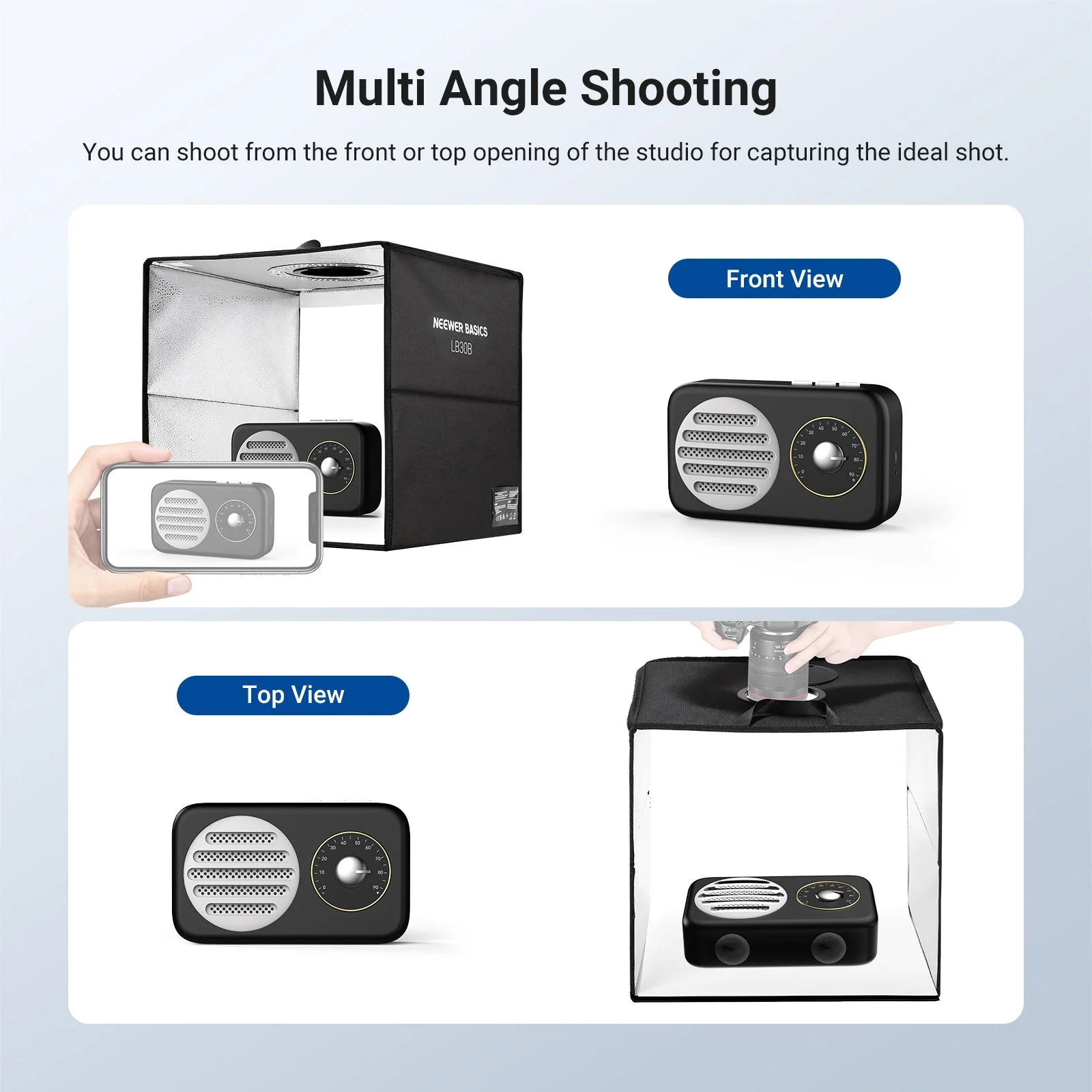 NEEWER BASICS LB30B/LB40B Photo Studio Light Box - Image 3