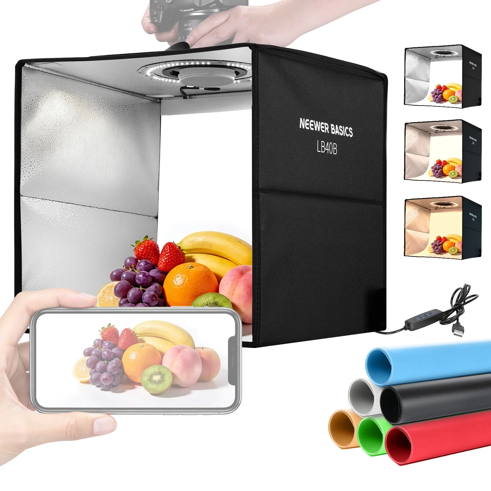 NEEWER BASICS LB30B/LB40B Photo Studio Light Box - Image 8
