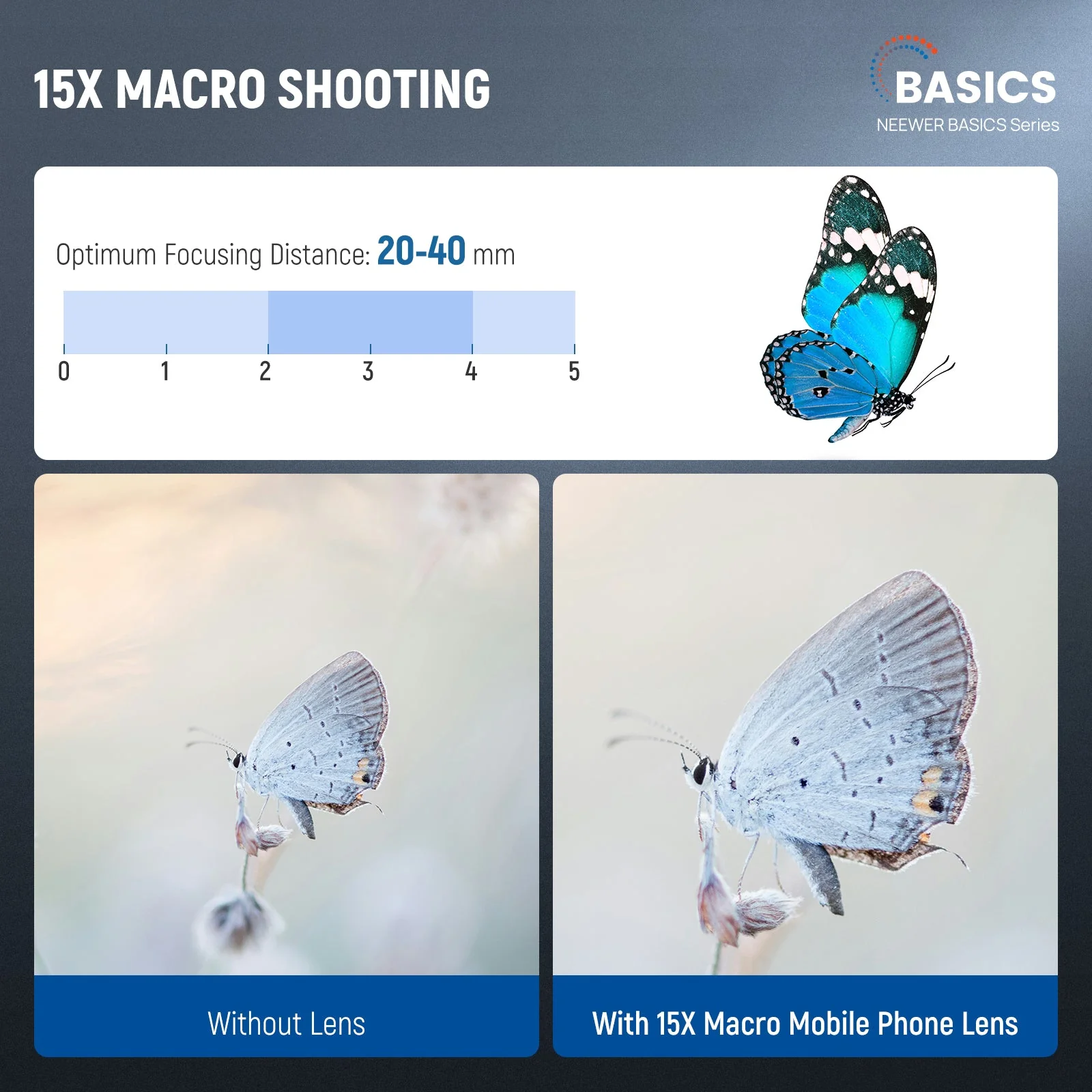 NEEWER BASICS LS-69 15x Macro Phone Lens Kit - Image 2