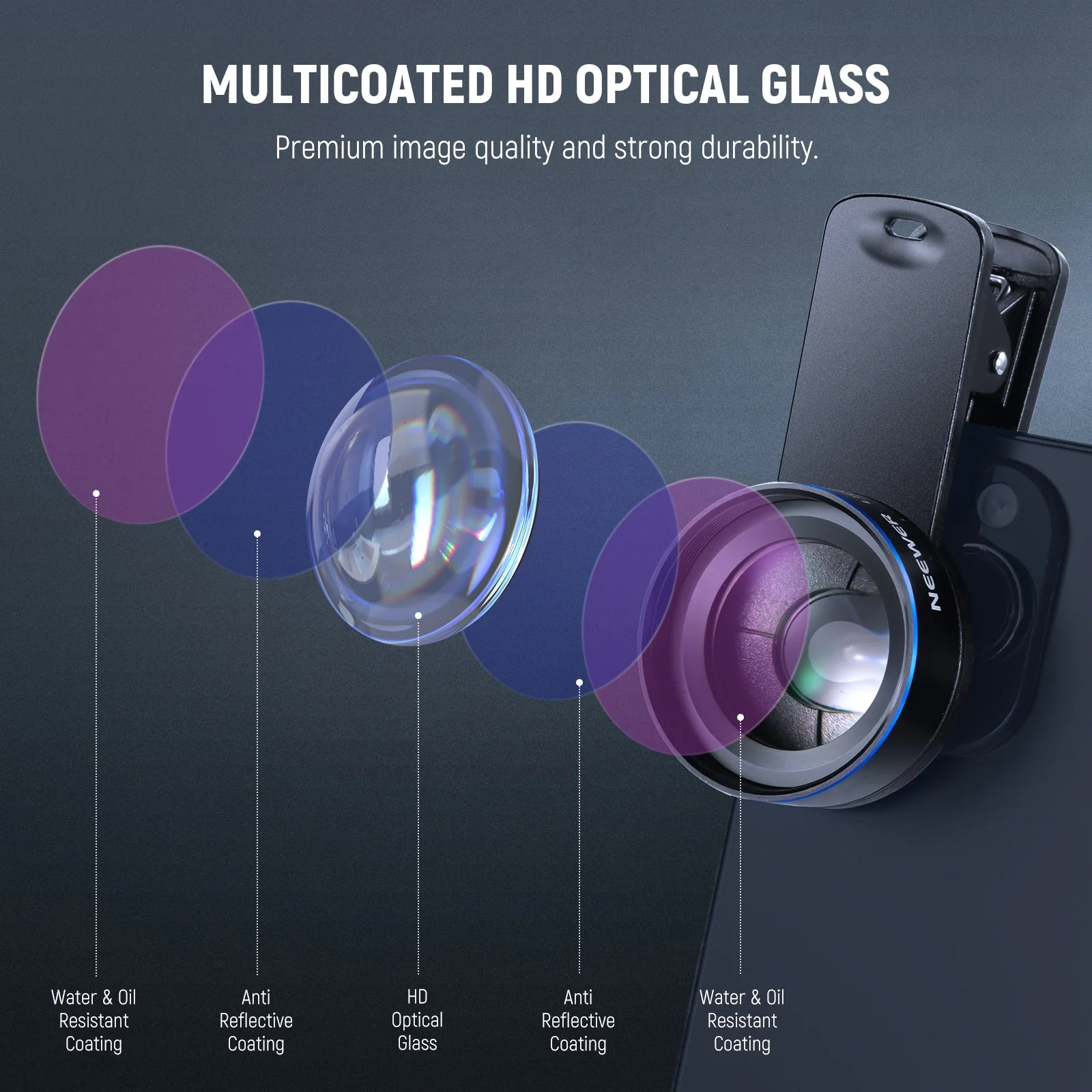 NEEWER BASICS LS-69 15x Macro Phone Lens Kit - Image 4